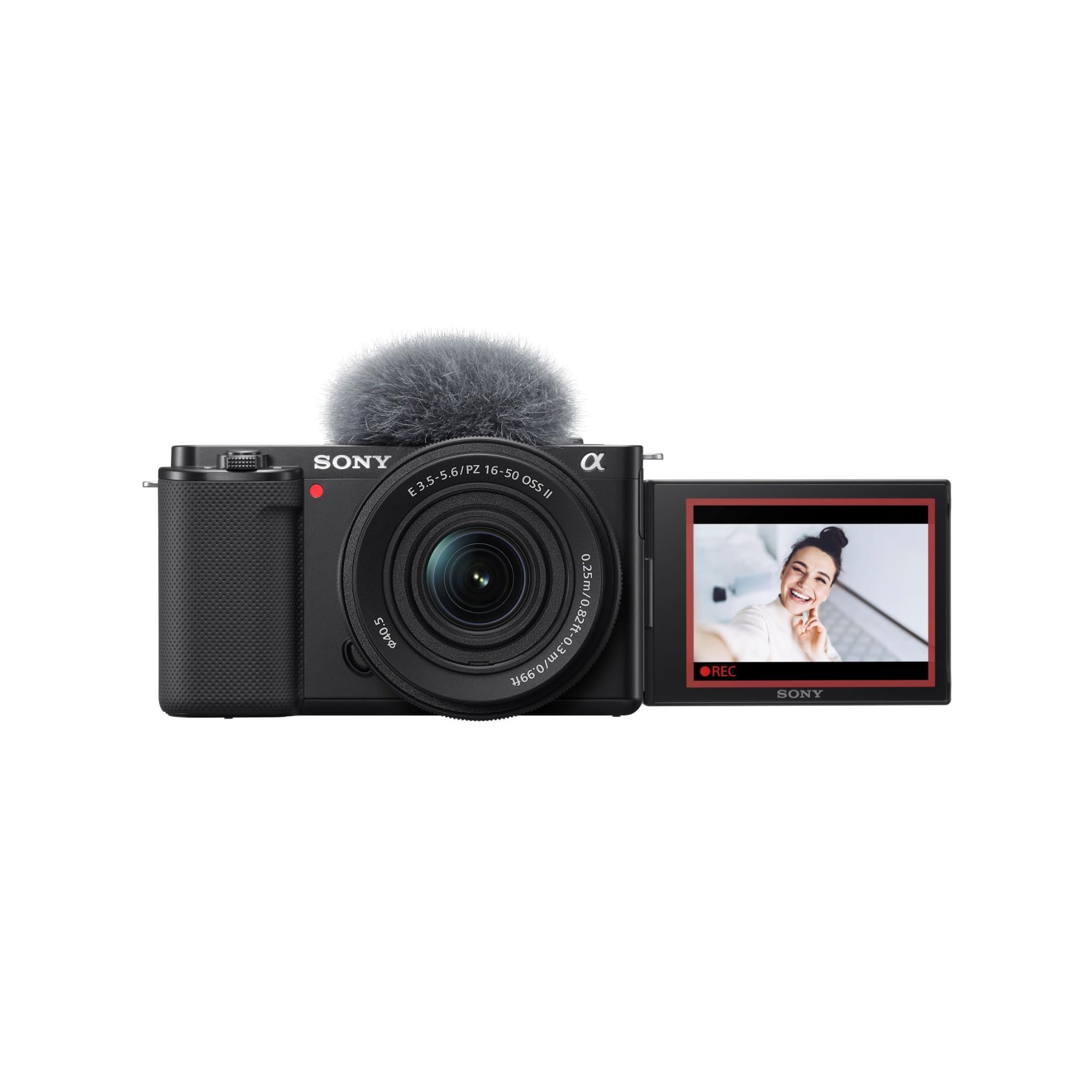 Certified Refurbished - SONY ZVE10KB Interchangeable Lens Camera