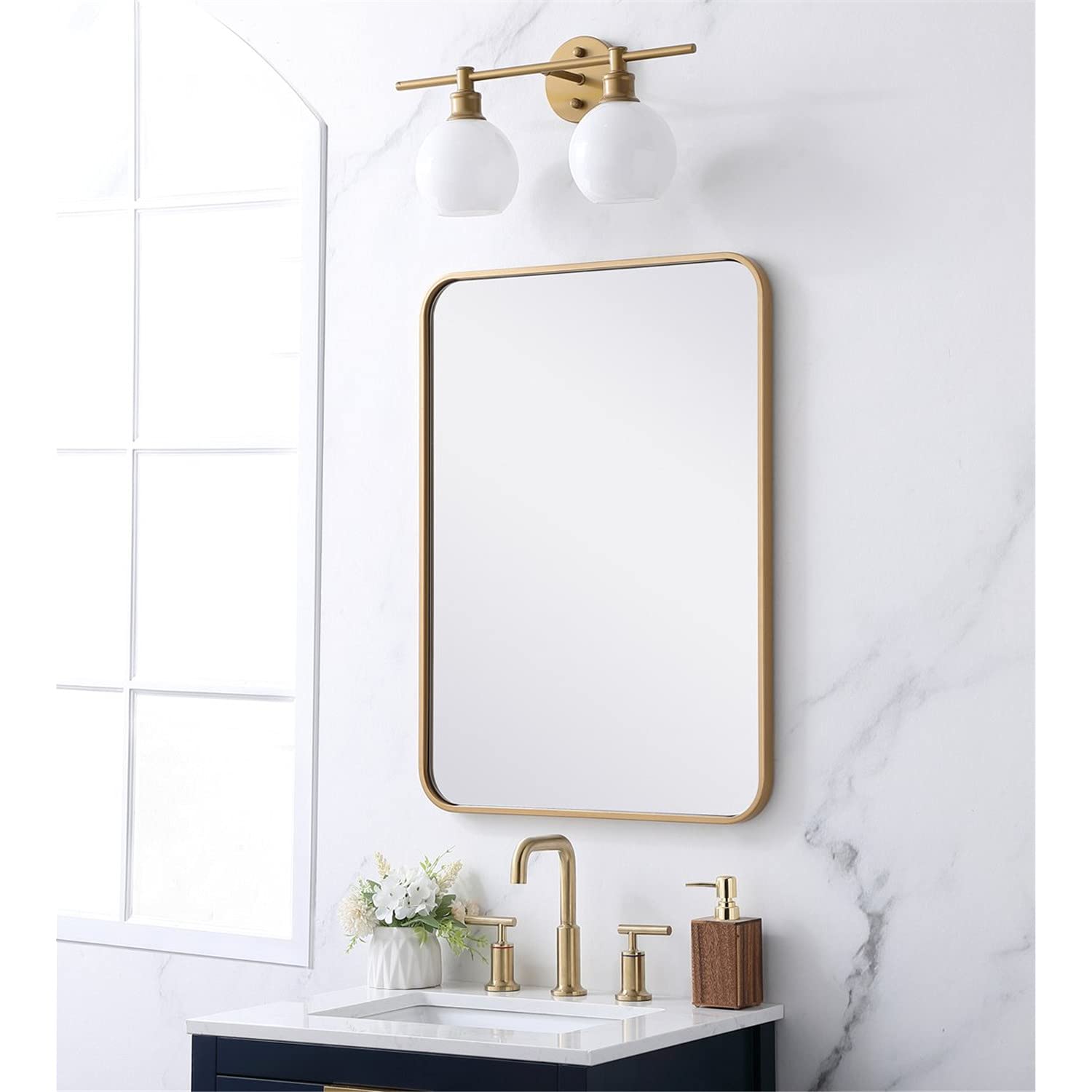 Open Box - Elegant Lighting MR802230BR - Mirrors Home Decor