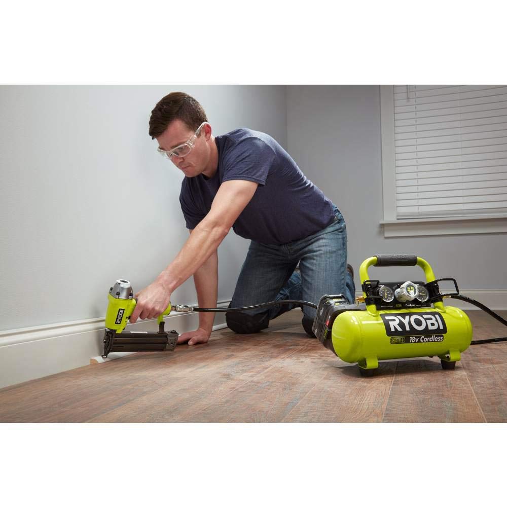 Open Box -  RYOBI P739 18-Volt ONE+ Cordless 1 Gal. Portable Air Compressor (Tool-Only) RYOBIBullseye Deals