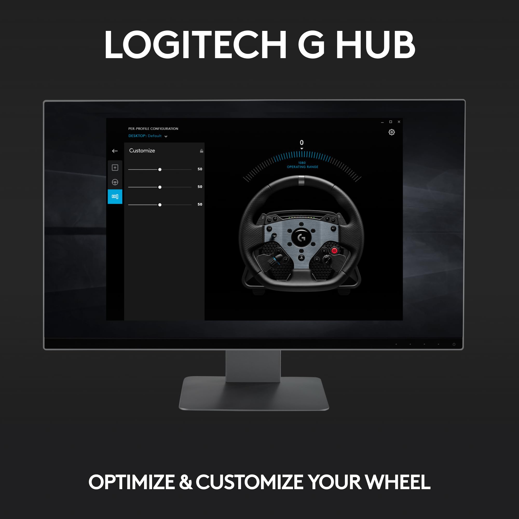 Open Box -  G PRO Wheel-BLACK-USB-PLUGB-PS  941-000175