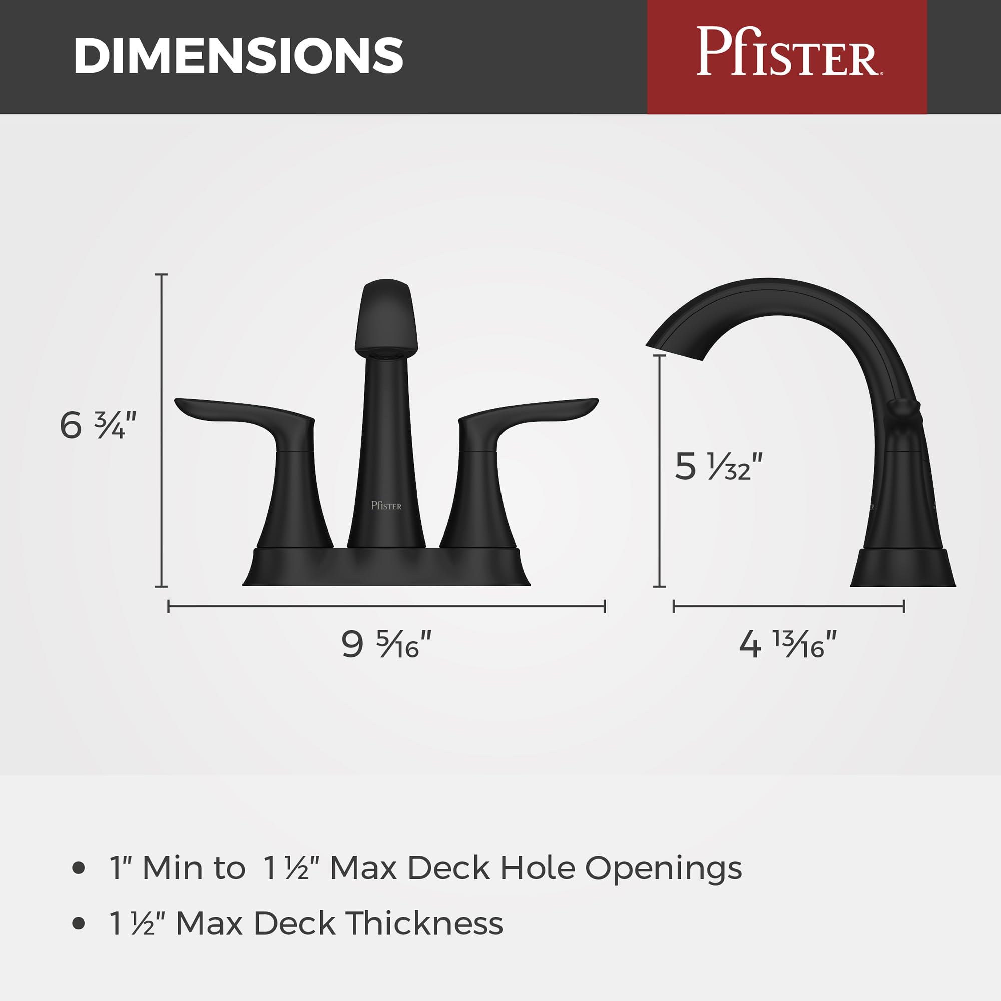 Open Box - Pfister LG48-WRPB - Bathroom Sink Faucets Faucet