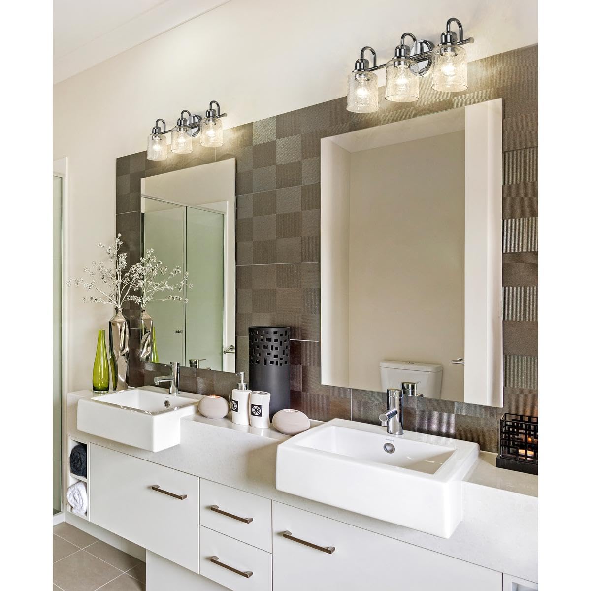 Open Box - Z-Lite 340-3V-CH - Bathroom Fixtures Indoor Lighting