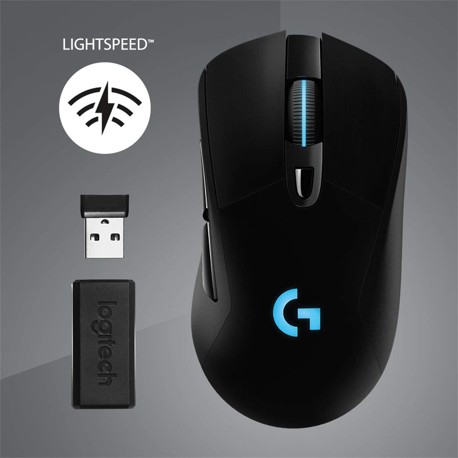 Open Box -  G703 LIGHTSPEED Wireless Gaming Mouse with HERO 25K Sensor-BLACK-2.4GHZ- 910-005638