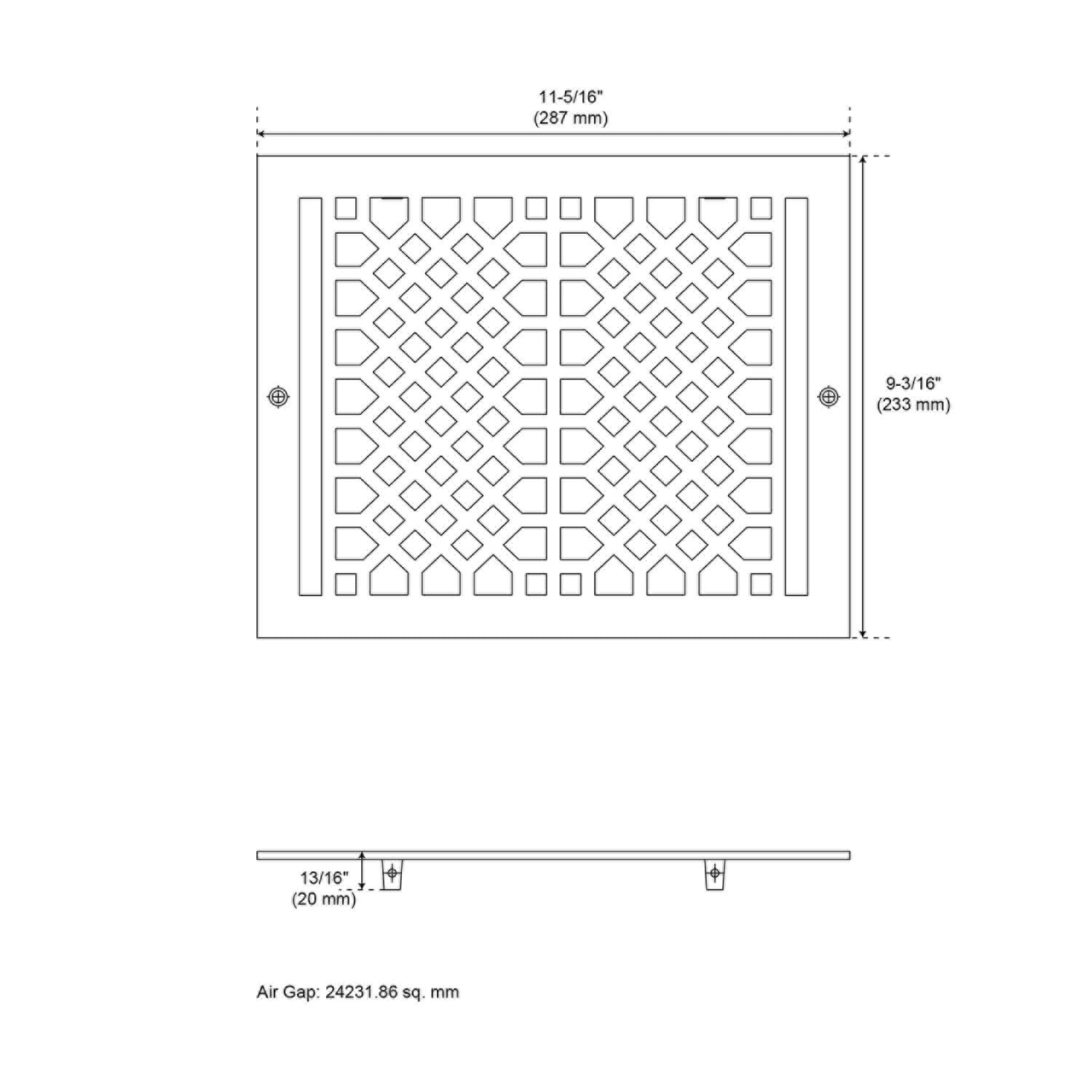 Open Box - Signature Hardware 489014 - Registers Vent Covers