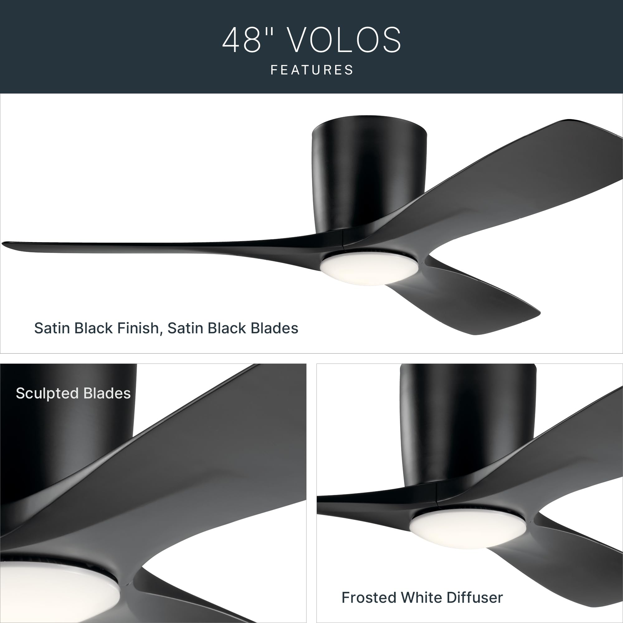 Open Box - Kichler 300032SBK - Ceiling Fans Fans