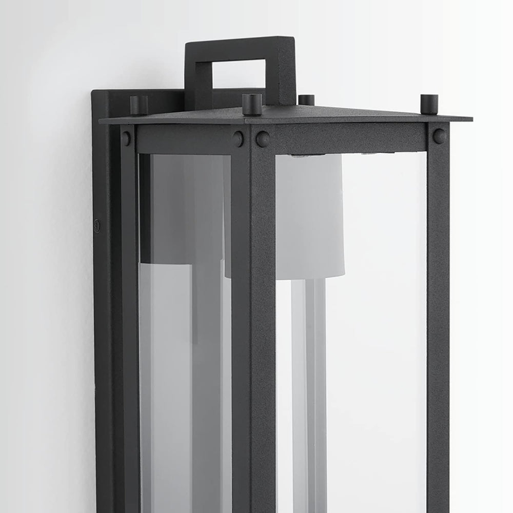 Open Box - Capital Lighting 934611BK-GL - Wall Sconces Outdoor Lighting