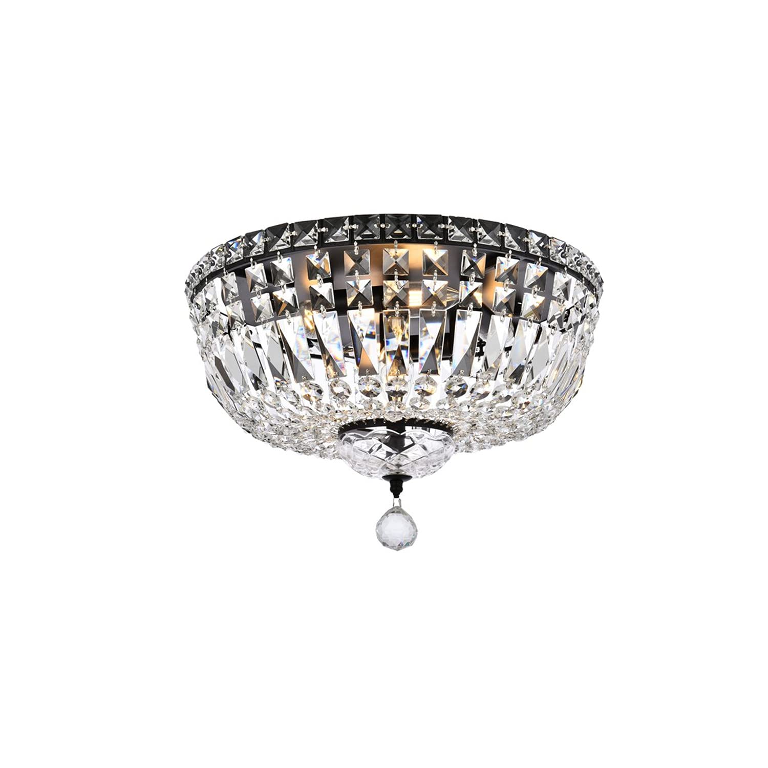 Open Box - Elegant Lighting V2528F16BK/RC - Ceiling Fixtures Indoor Lighting