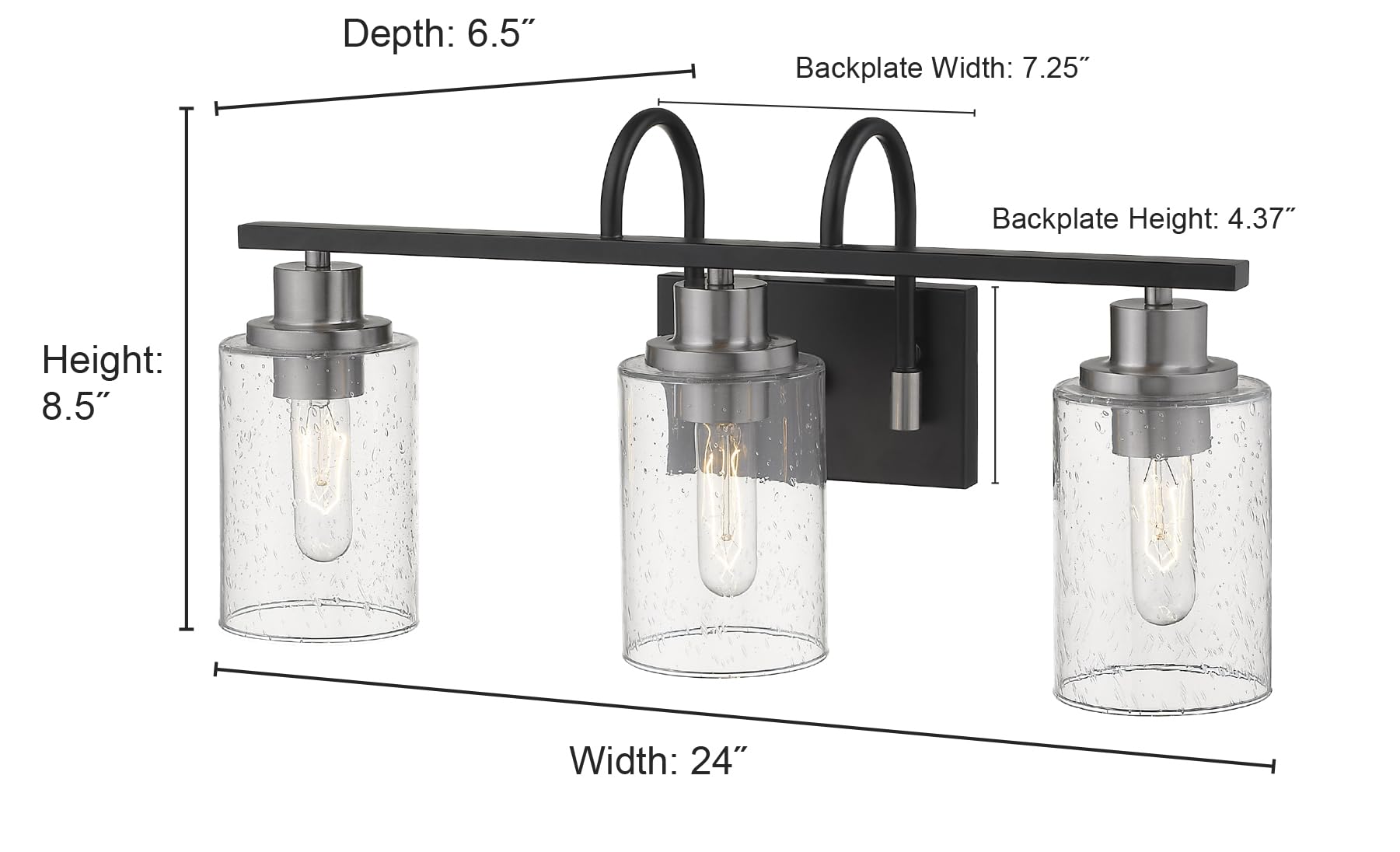 Open Box - Millennium Lighting 3513-MB/BN - Bathroom Fixtures Indoor Lighting