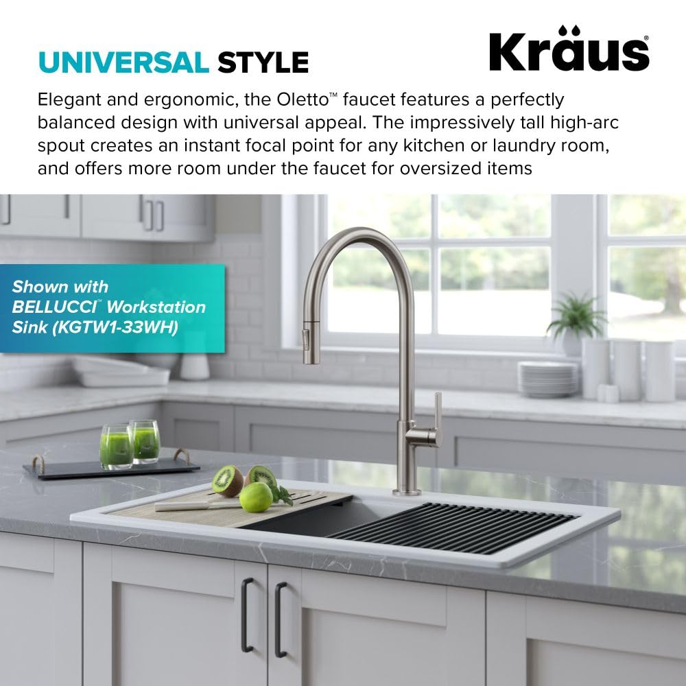 Open Box - Kraus KPF-2821SFS - Kitchen Faucet