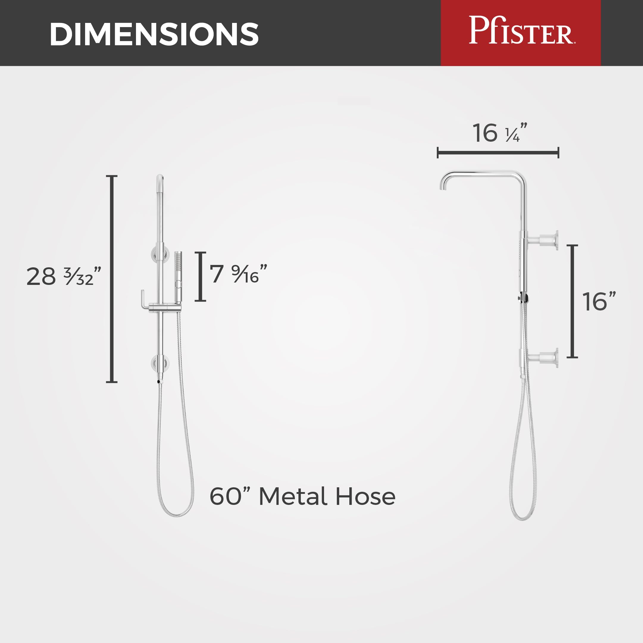 Open Box - Pfister HSK-70SHWC - Retrofit Showers Showers