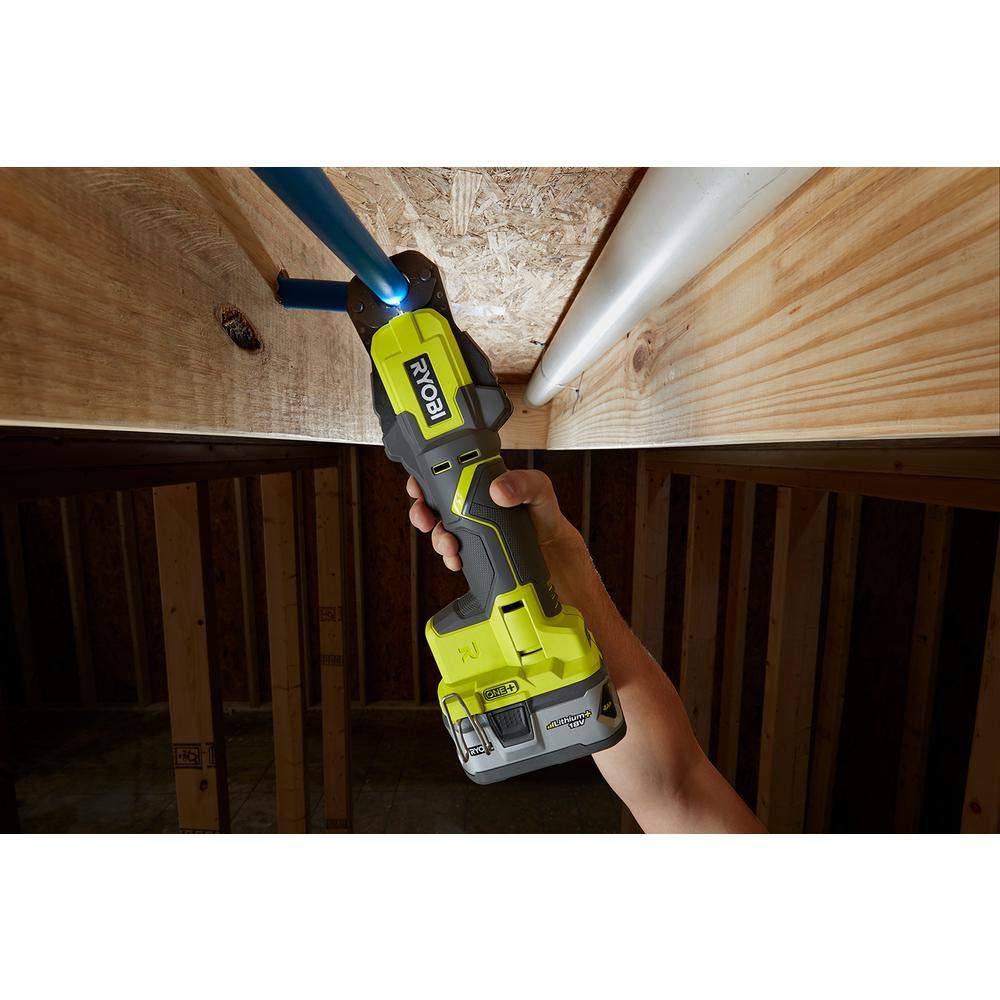 Open Box -  RYOBI P661 18-Volt ONE+ PEX Crimp Ring Press Tool (Tool Only) RYOBIBullseye Deals