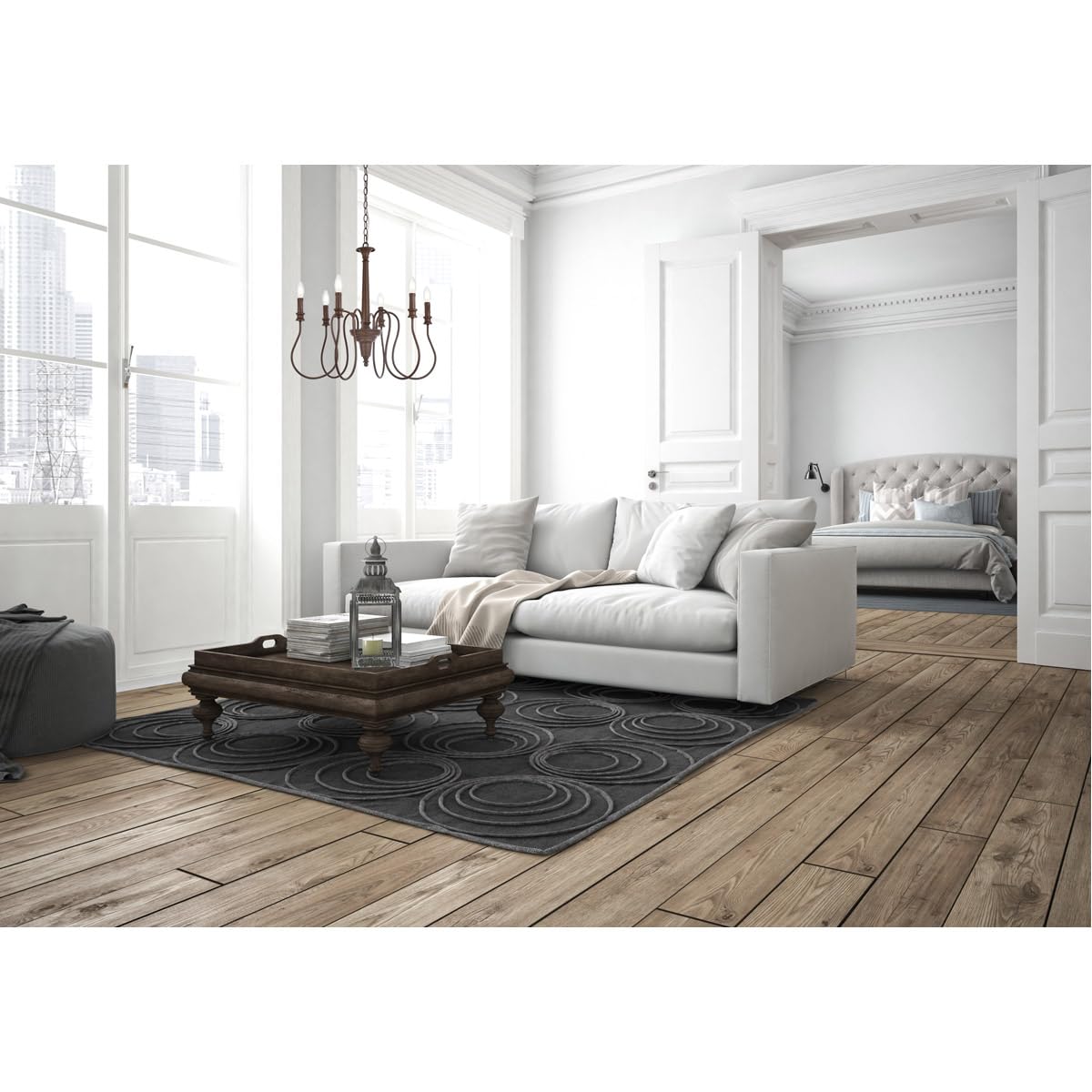 Open Box - Elegant Lighting LD7044D26WOK - Chandeliers Indoor Lighting