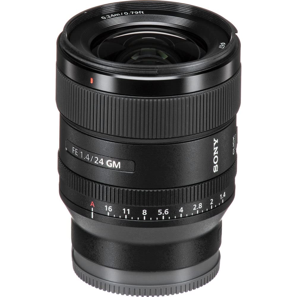 Certified Refurbished - Sony E-mount FE 24mm F1.4 GM Full Frame Wide-angle Prime Lens (SEL24F14GM) SonyBullseye Deals
