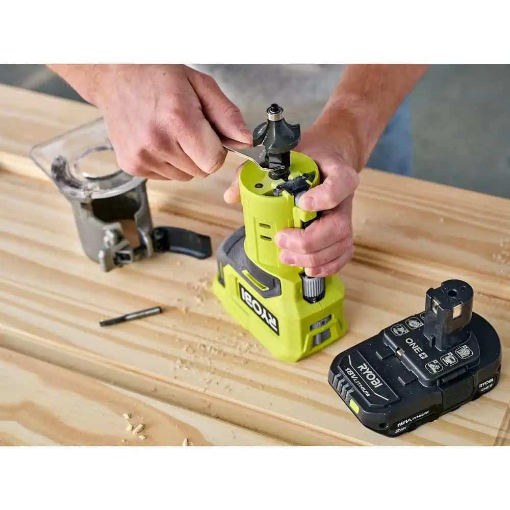 Open Box -  RYOBI ONE+ 18V Cordless Compact Fixed Base Router (Tool Only) RYOBIBullseye Deals
