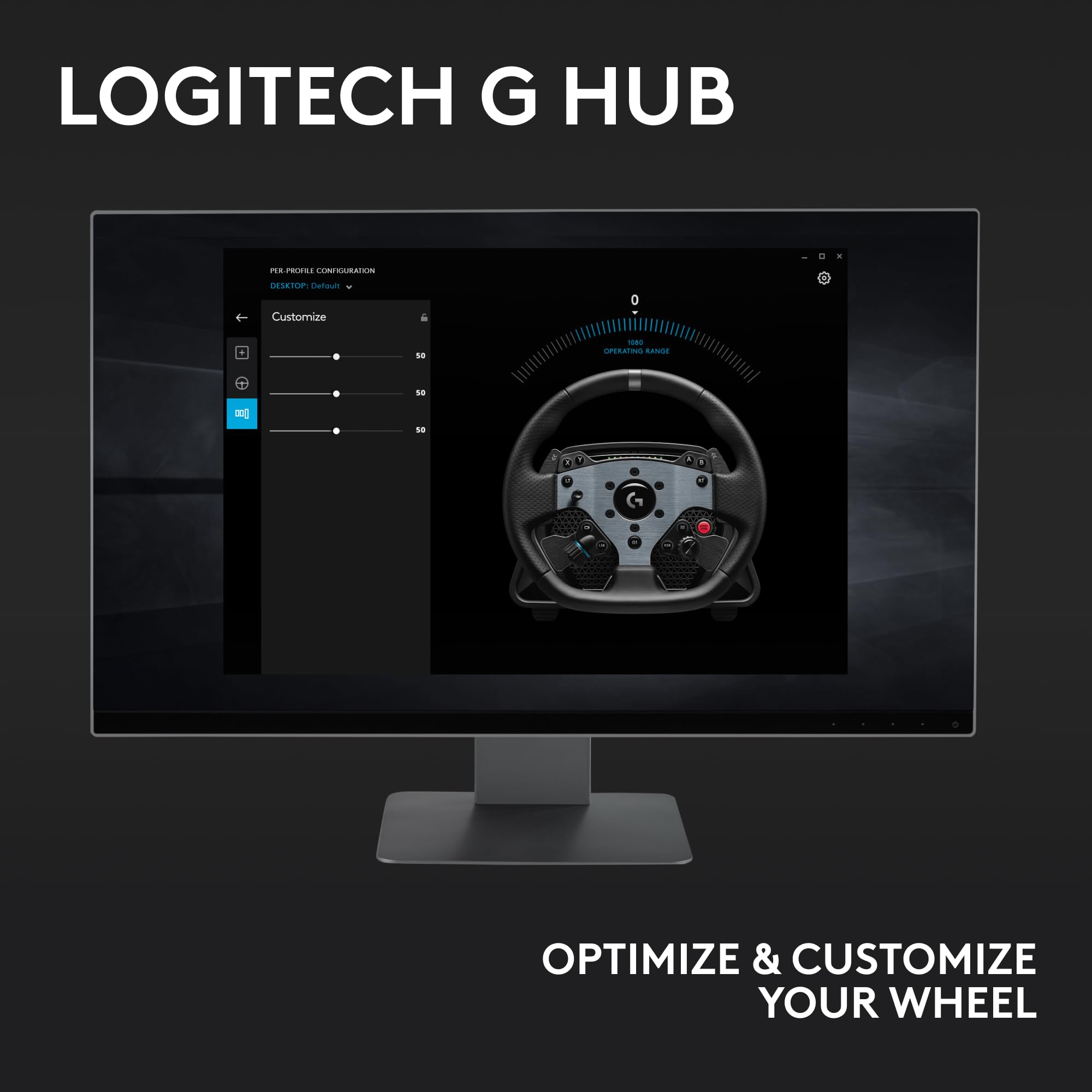 Open Box -  G PRO Racing Wheel-BLACK-USB-PLUGB-XBOX 941-000192