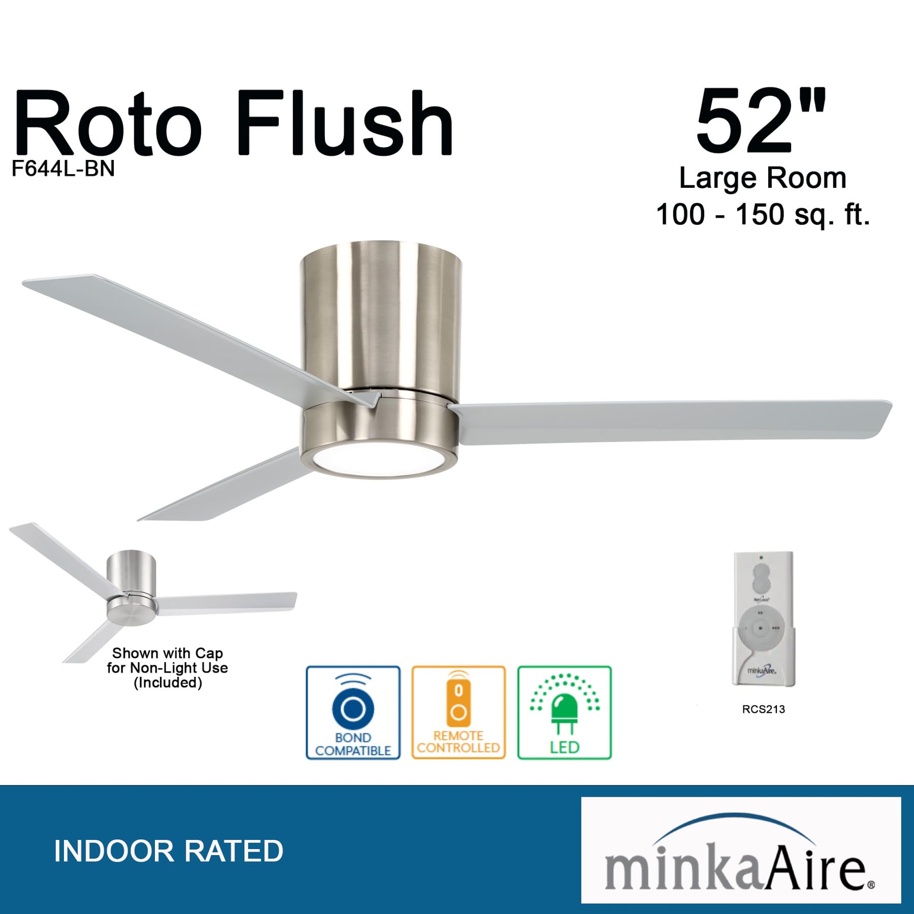 Open Box - MinkaAire F644L-BN - Ceiling Fans Fans