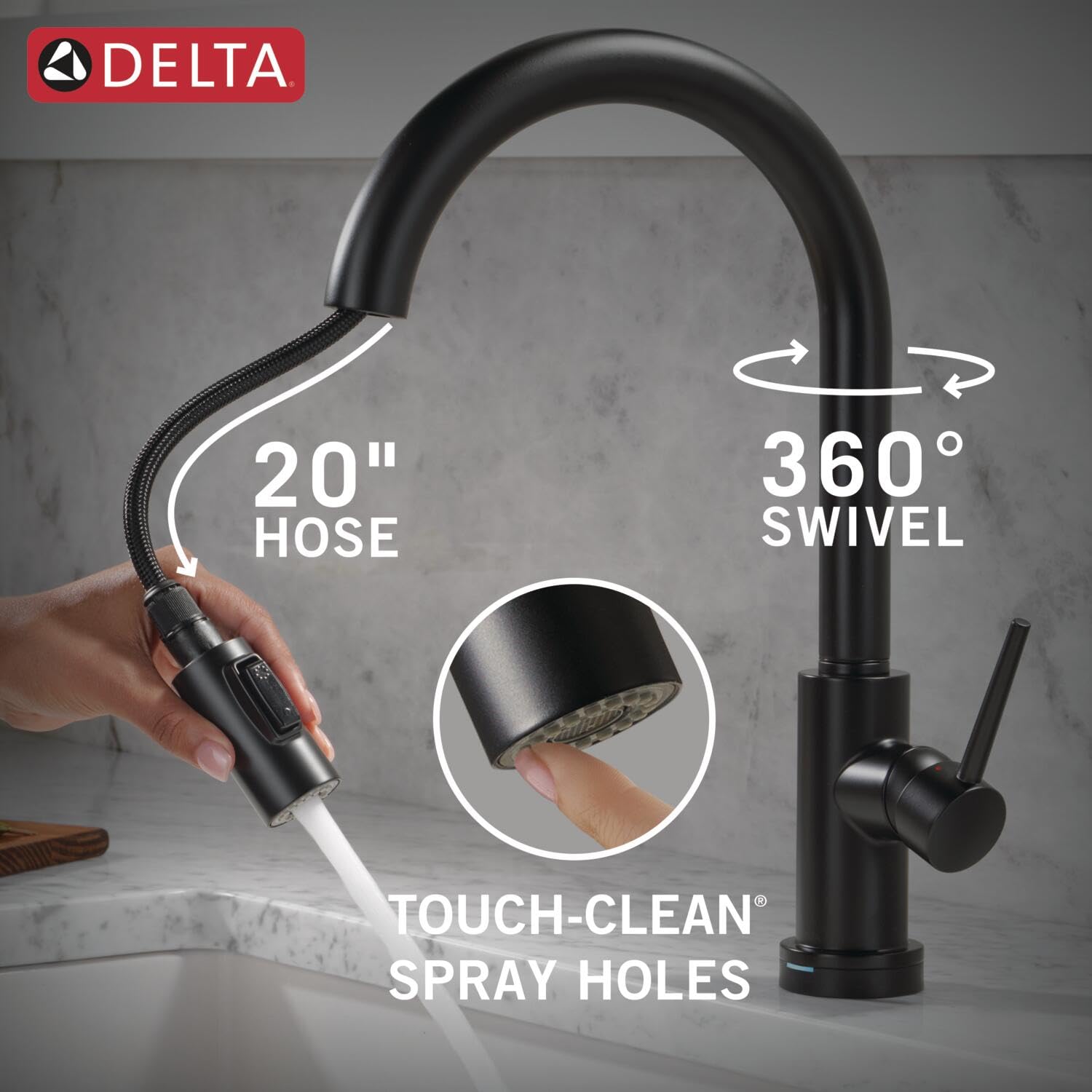 Open Box - Delta 9159TL-BL-DST - Kitchen Faucet