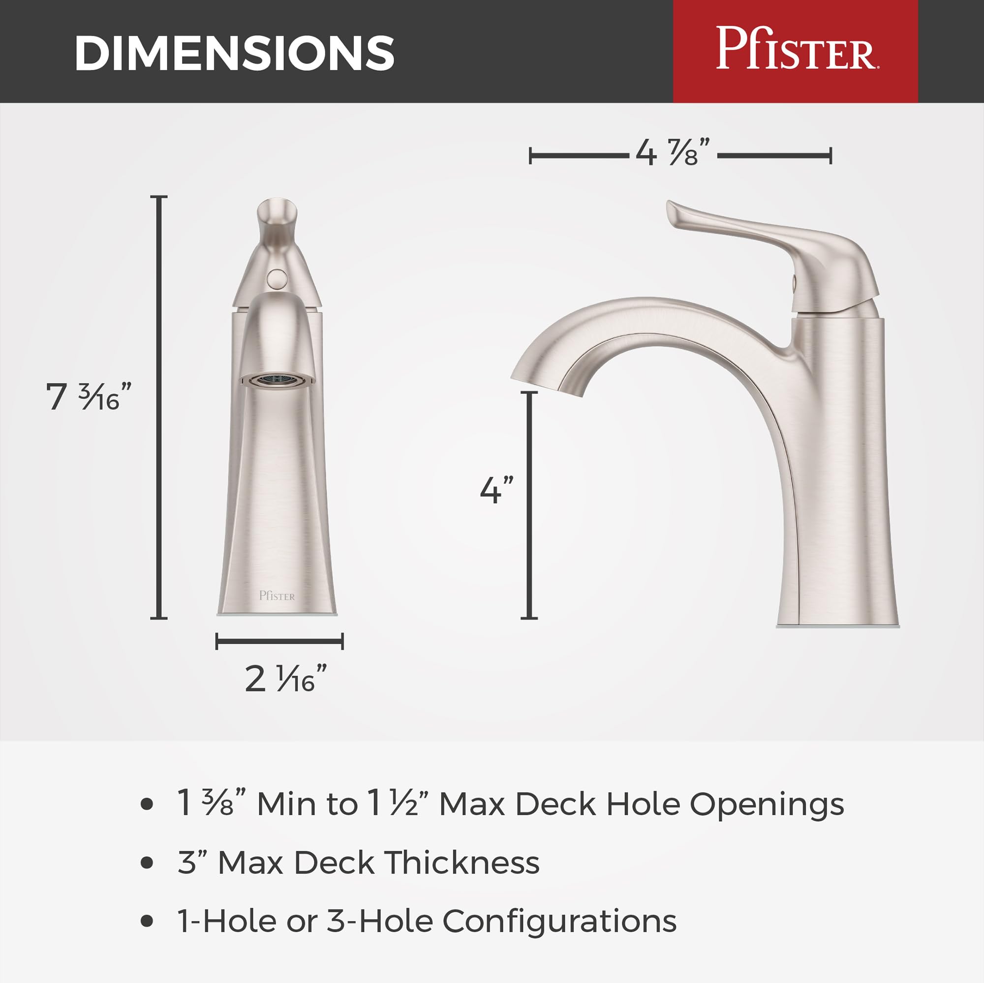 Open Box - Pfister LF-042-MALGS - Bathroom Sink Faucets Faucet