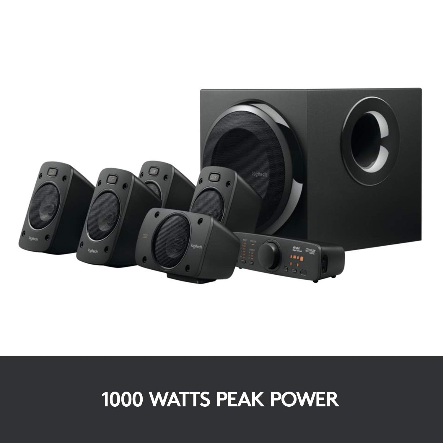 Refurbished - LOGITECH Z906 5.1 SPKR SYSTEM 097855067548