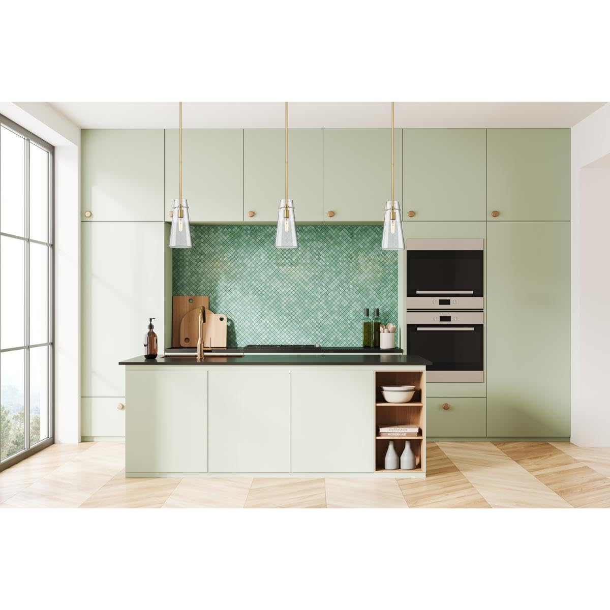 Open Box - Z-Lite 7508P-ROD-MGLD - Pendants Indoor Lighting
