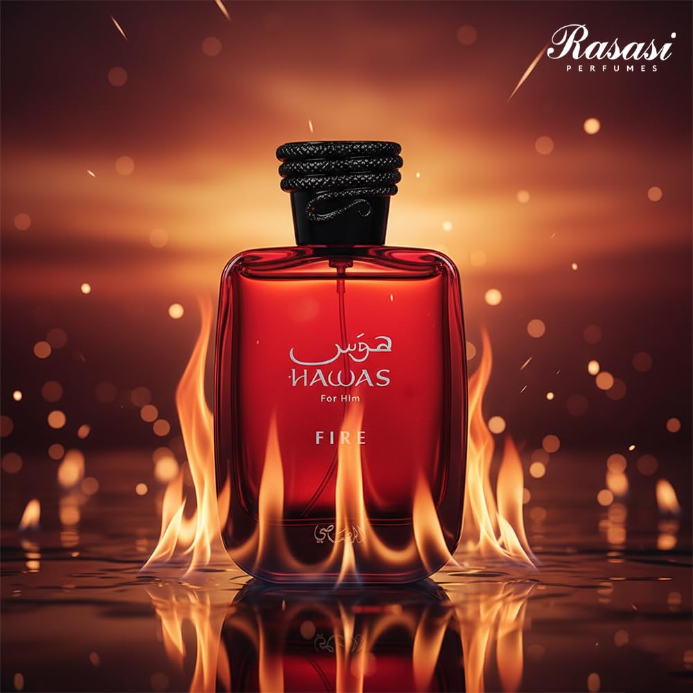 Perfume Hawas Fire Para Hombre De Rasasi Edp 100ml