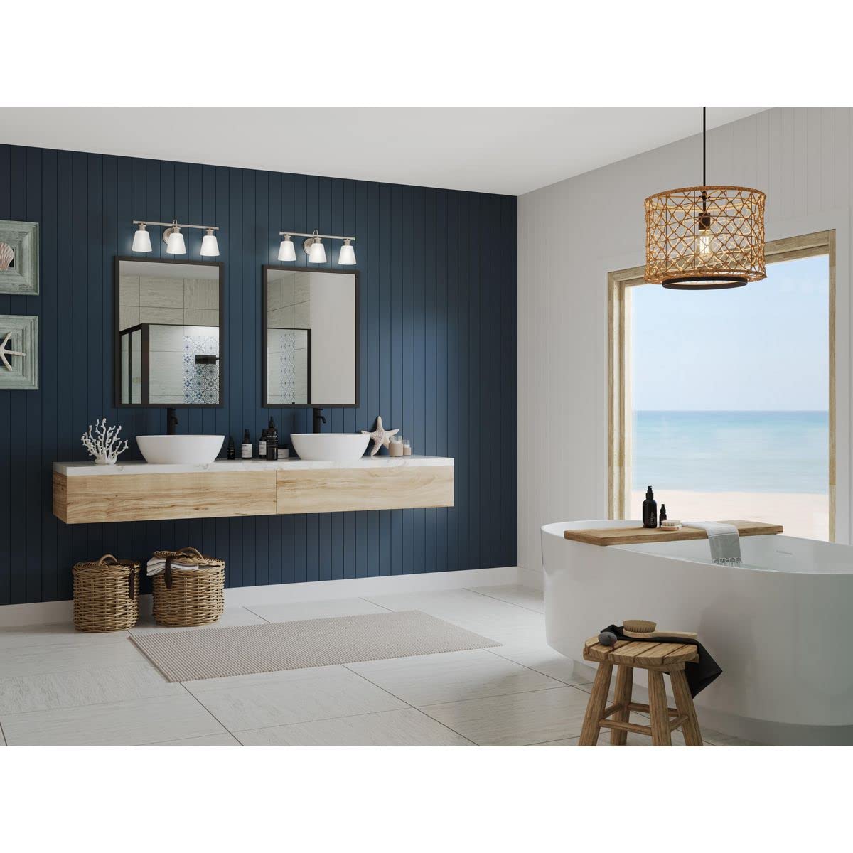 Open Box - Progress Lighting P300316-009 - Bathroom Fixtures Indoor Lighting