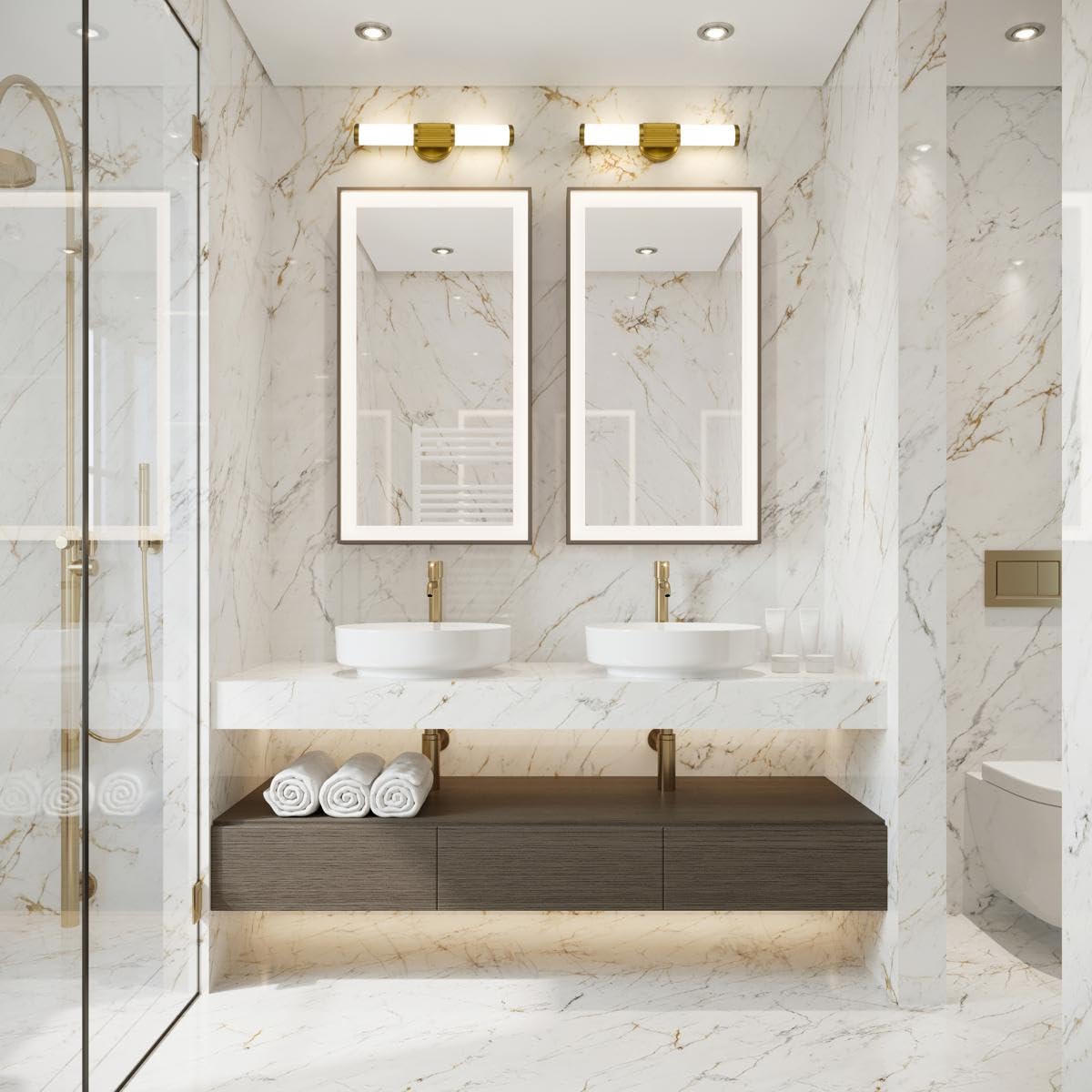Open Box - Z-Lite 1021-18W-MGLD-LED - Bathroom Fixtures Indoor Lighting