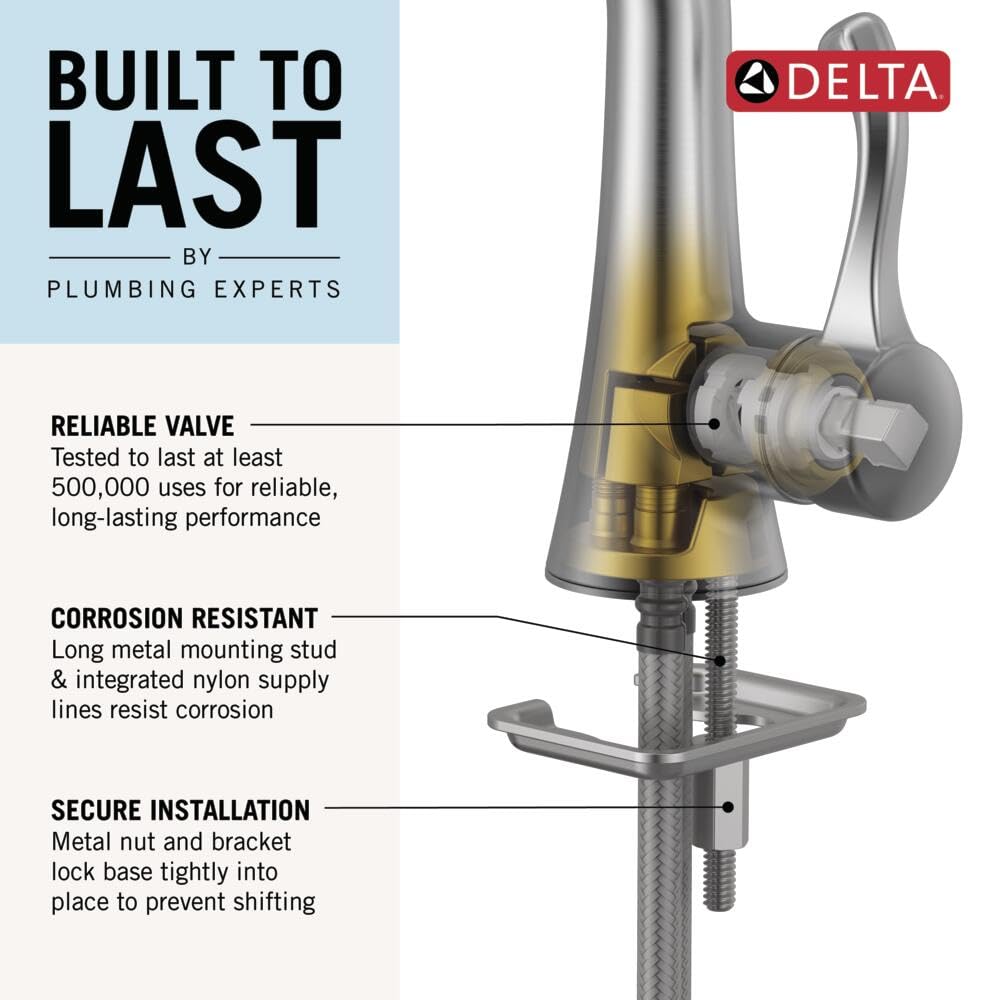 Open Box - Delta 15855LF-SP - Bathroom Sink Faucets Faucet