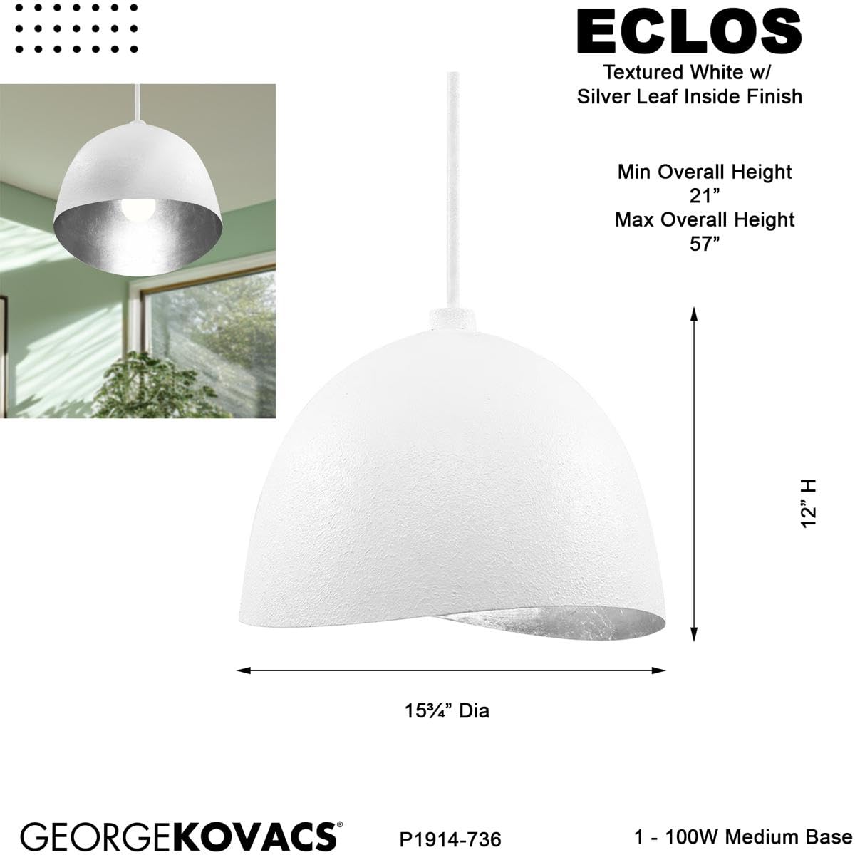 Open Box - Kovacs P1914-736 - Pendants Indoor Lighting