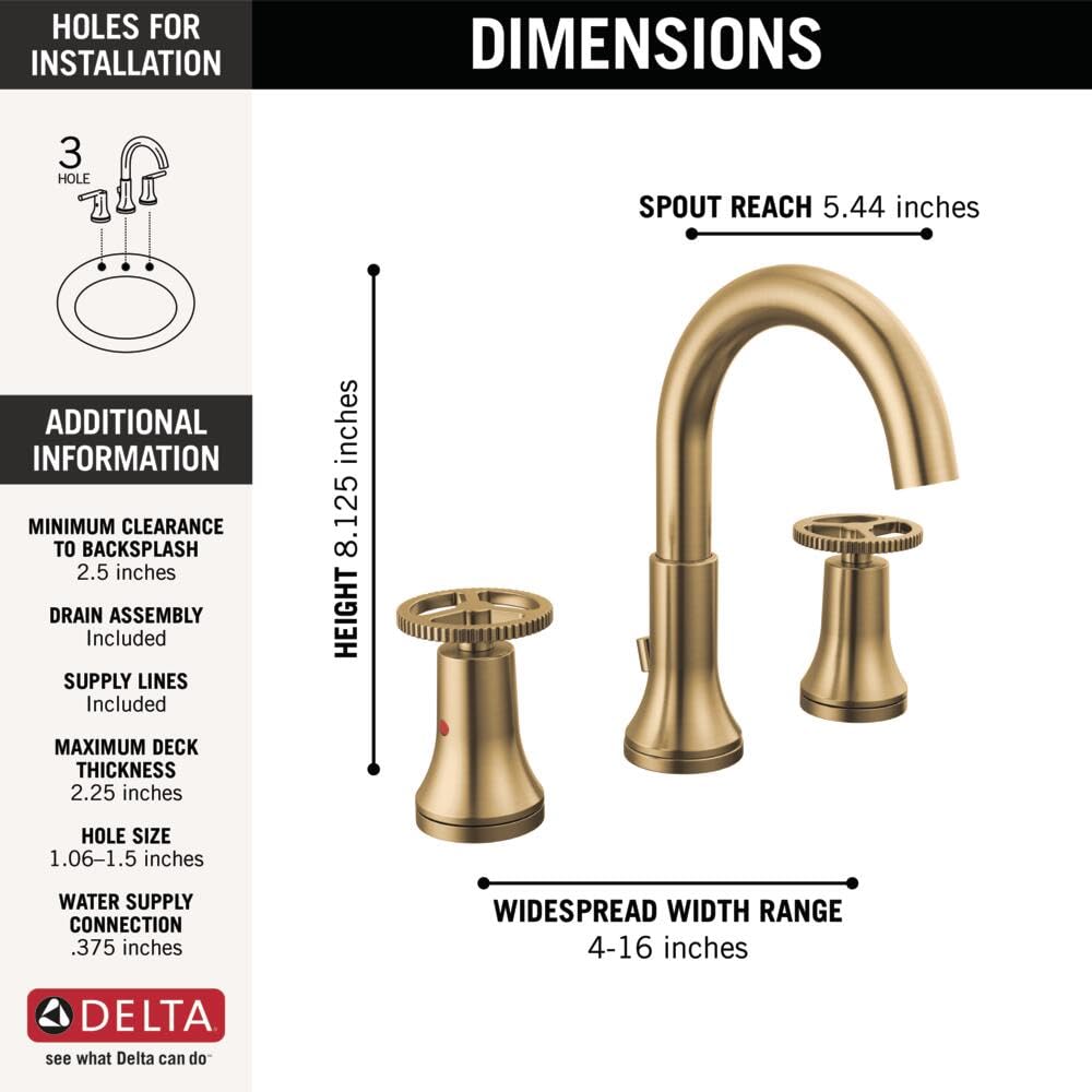 Open Box - Delta 3558-CZMPU-DST - Bathroom Sink Faucets Faucet