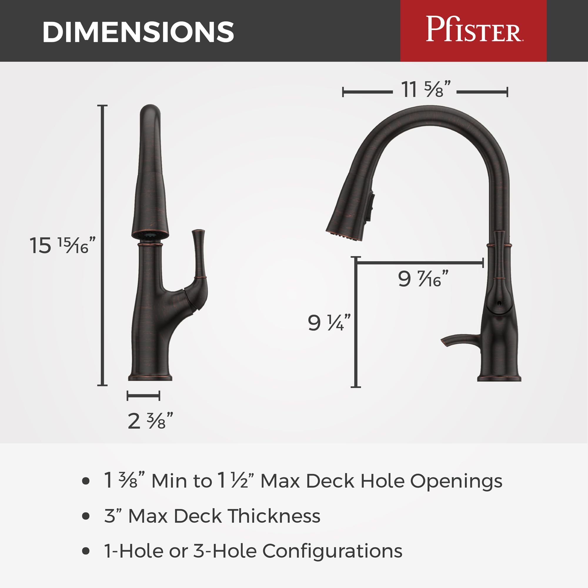 Open Box - Pfister F-529-7AWY - Kitchen Faucet