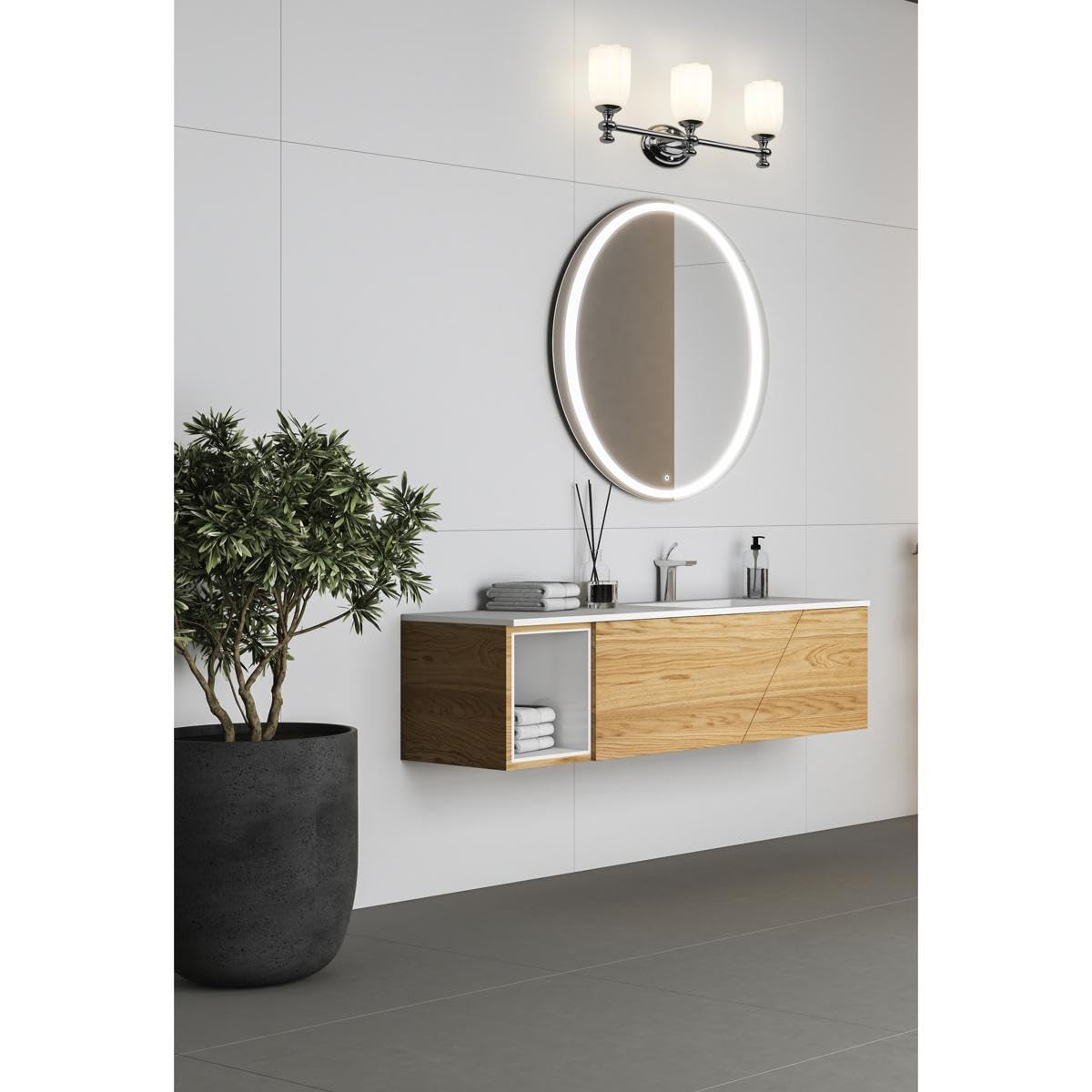 Open Box - Z-Lite 1102-3V-CH - Bathroom Fixtures Indoor Lighting