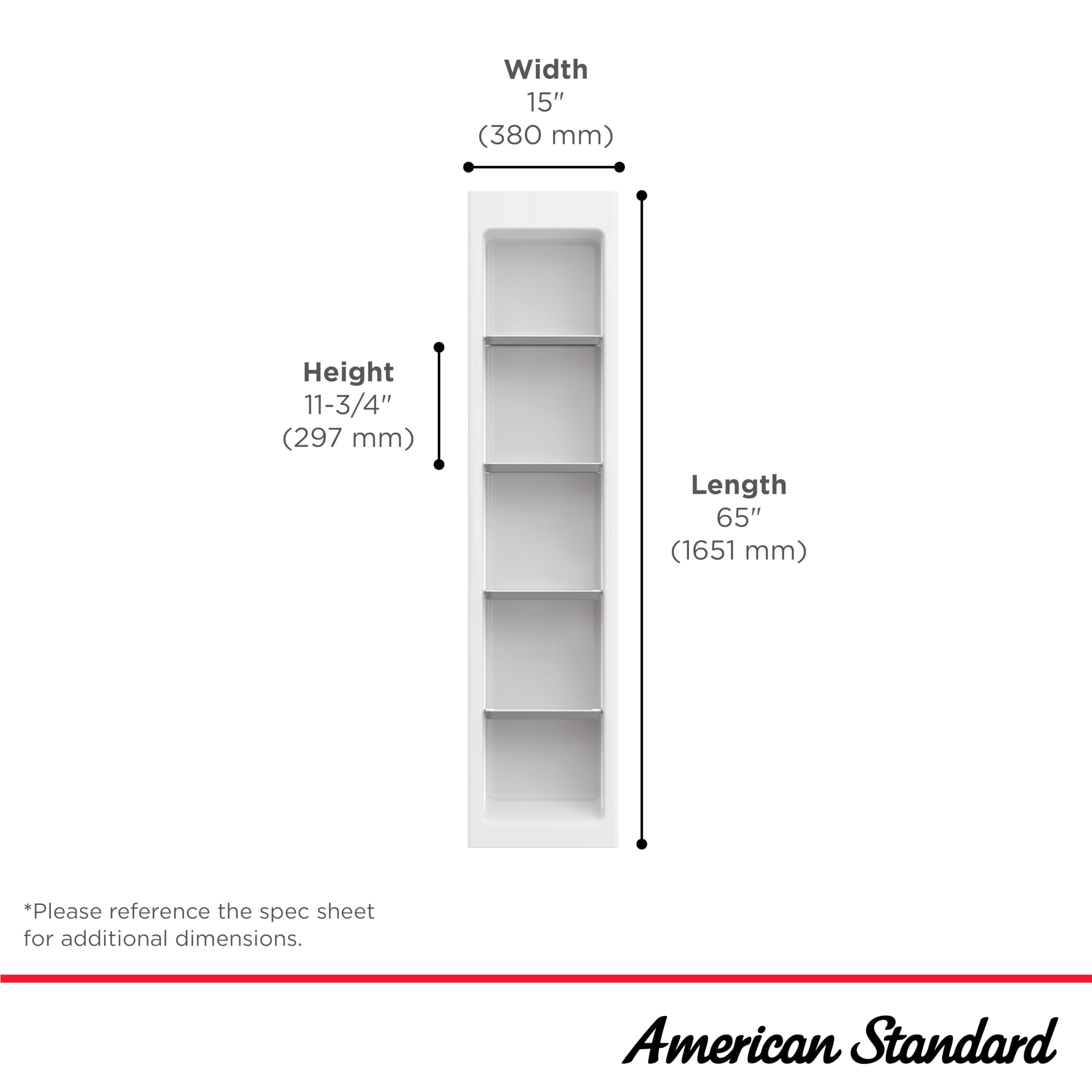 Open Box - American Standard 7192000.020 - Shower Niches Shower Stalls and Doors