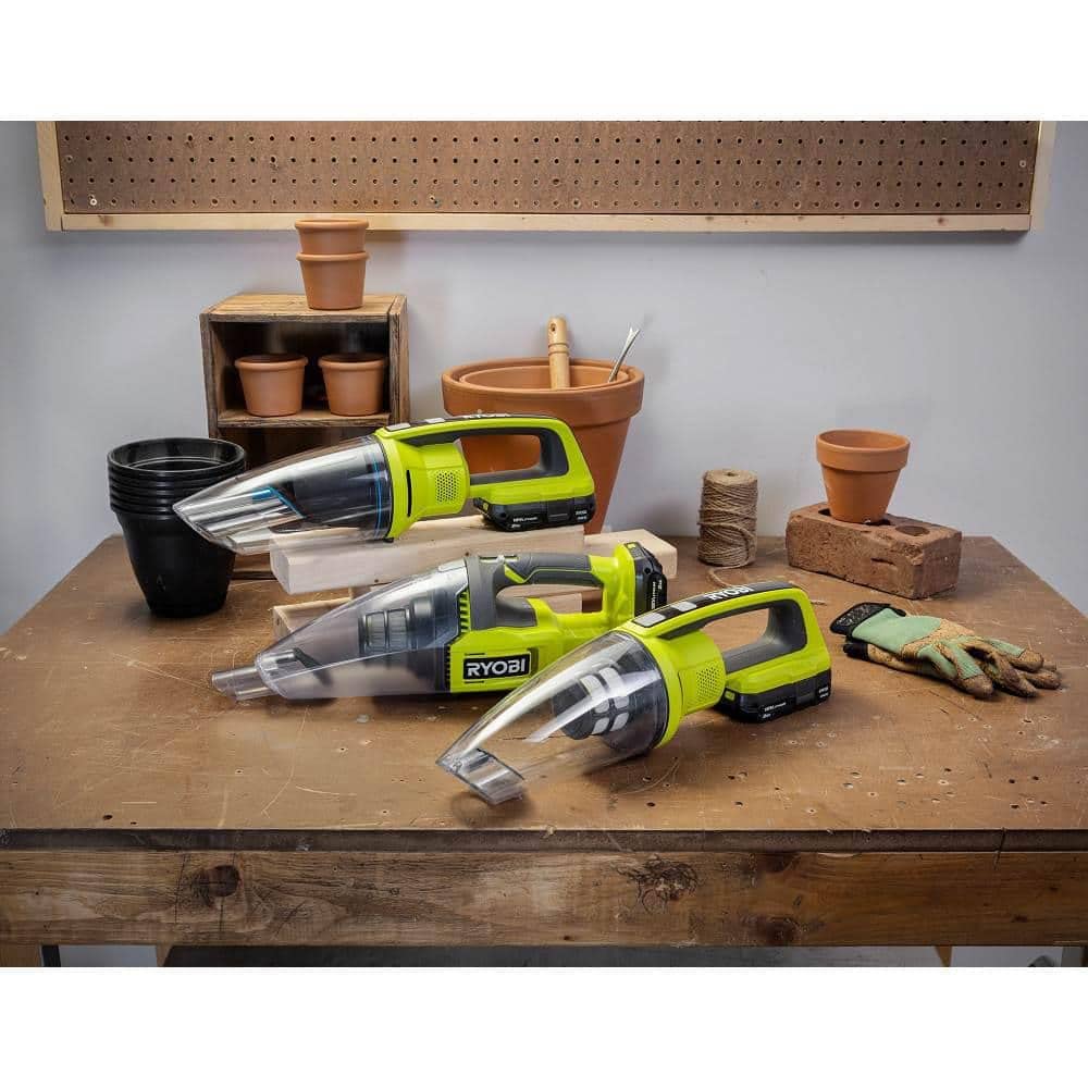 Open Box - RYOBI 18V ONE+ Cordless Wet/Dry Hand Vacuum (Tool Only) RYOBIBullseye Deals