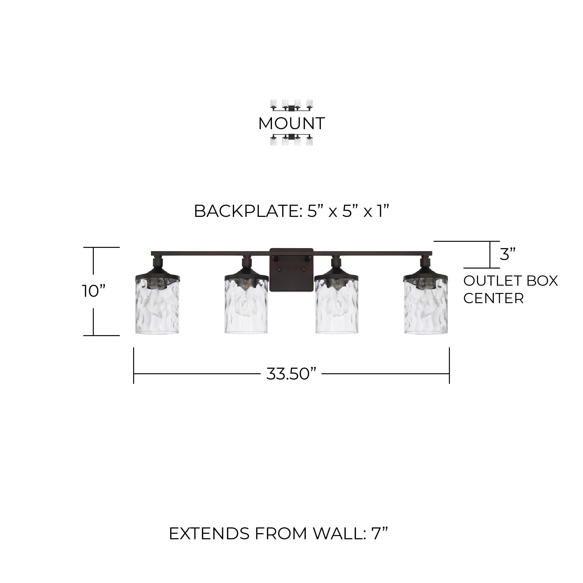 Open Box - Capital Lighting 128841BZ-451 - Bathroom Fixtures Indoor Lighting