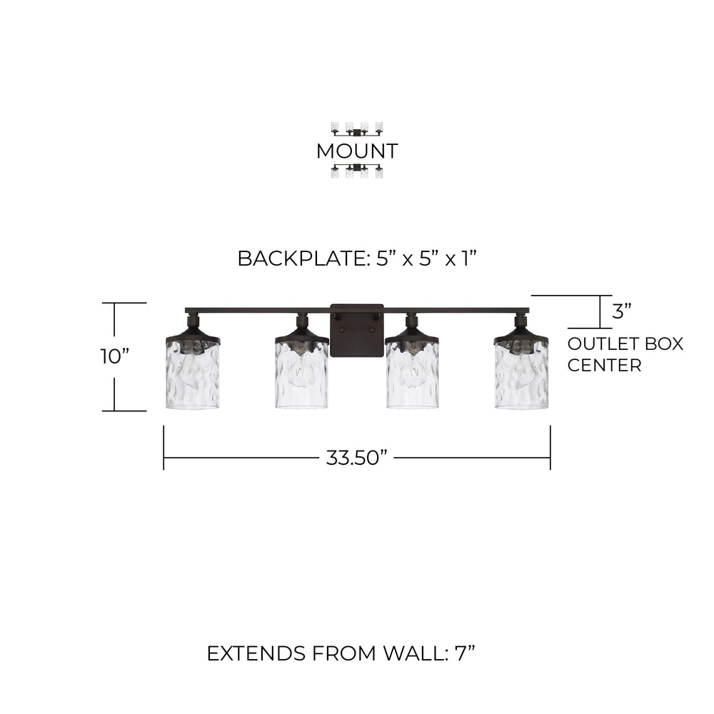Open Box - Capital Lighting 128841BZ-451 - Bathroom Fixtures Indoor Lighting