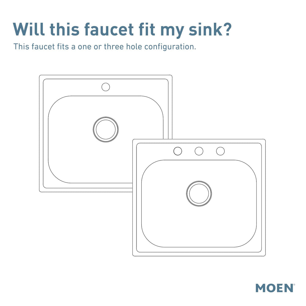 Open Box - Moen 9126EWBZG - Kitchen Faucet