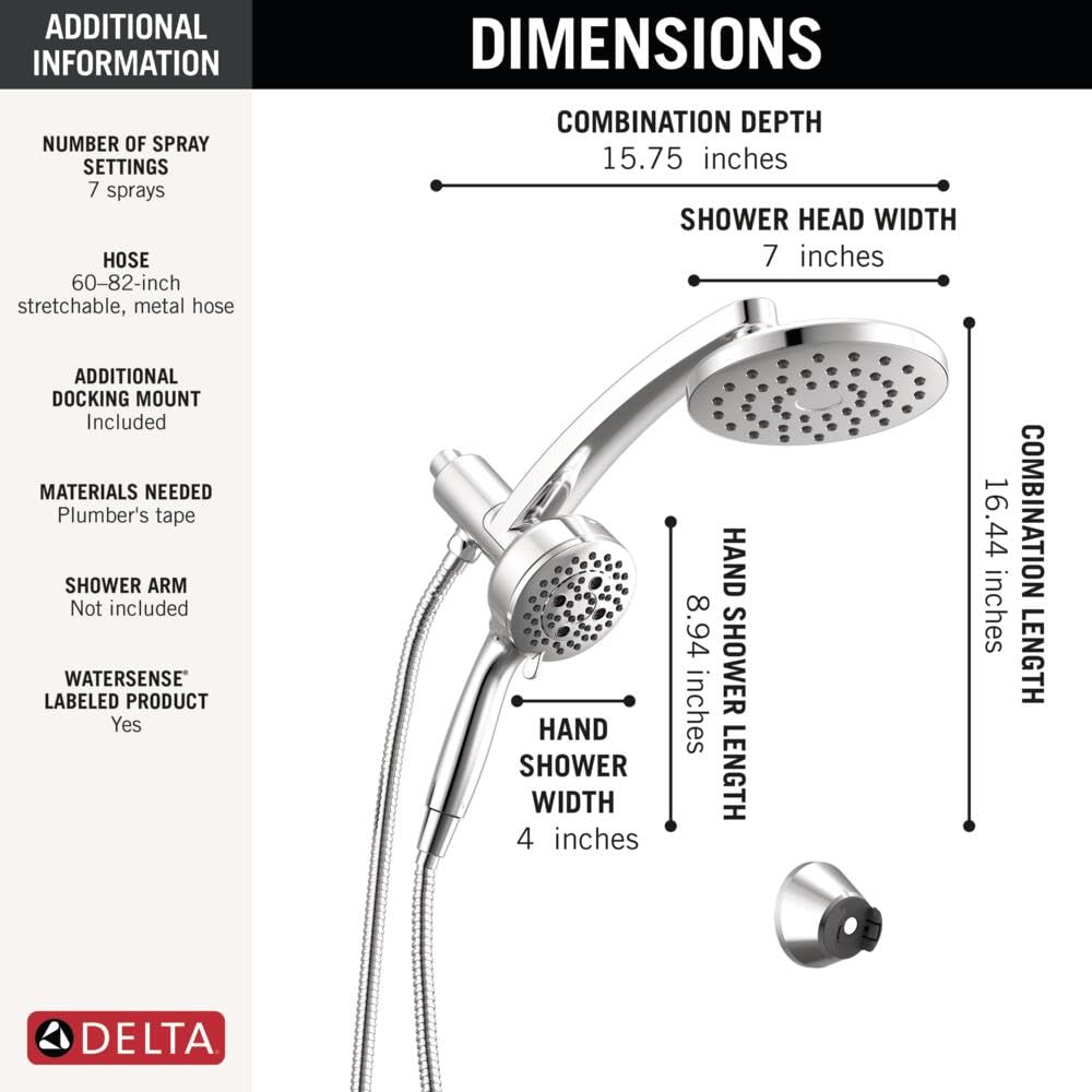 Open Box - Delta 58600-PR - Shower Heads Showers