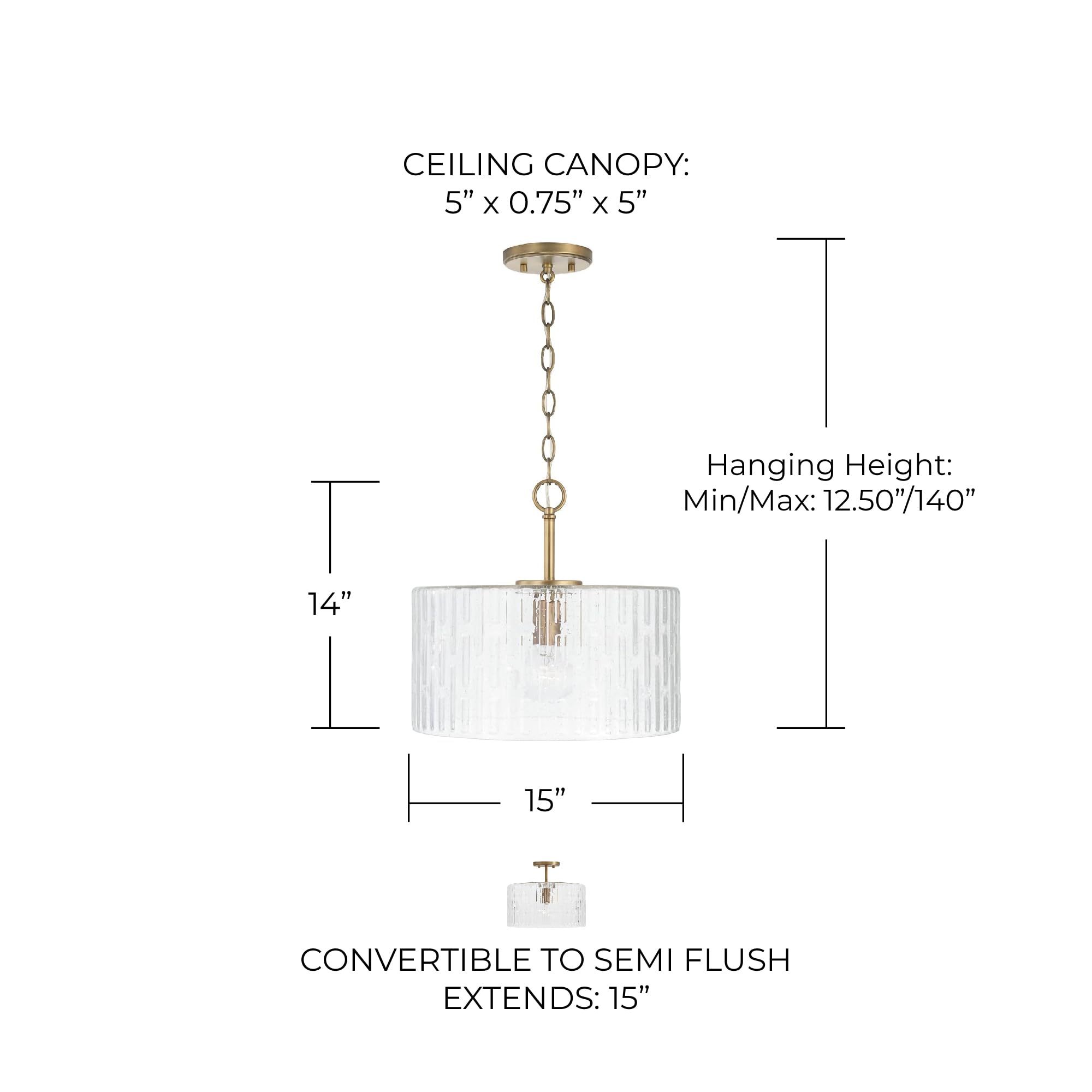 Open Box - Capital Lighting 241311AD - Ceiling Fixtures Indoor Lighting
