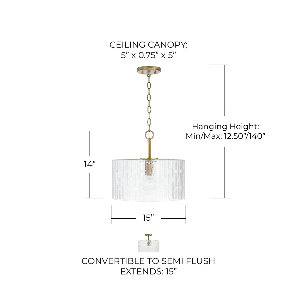Open Box - Capital Lighting 241311AD - Ceiling Fixtures Indoor Lighting
