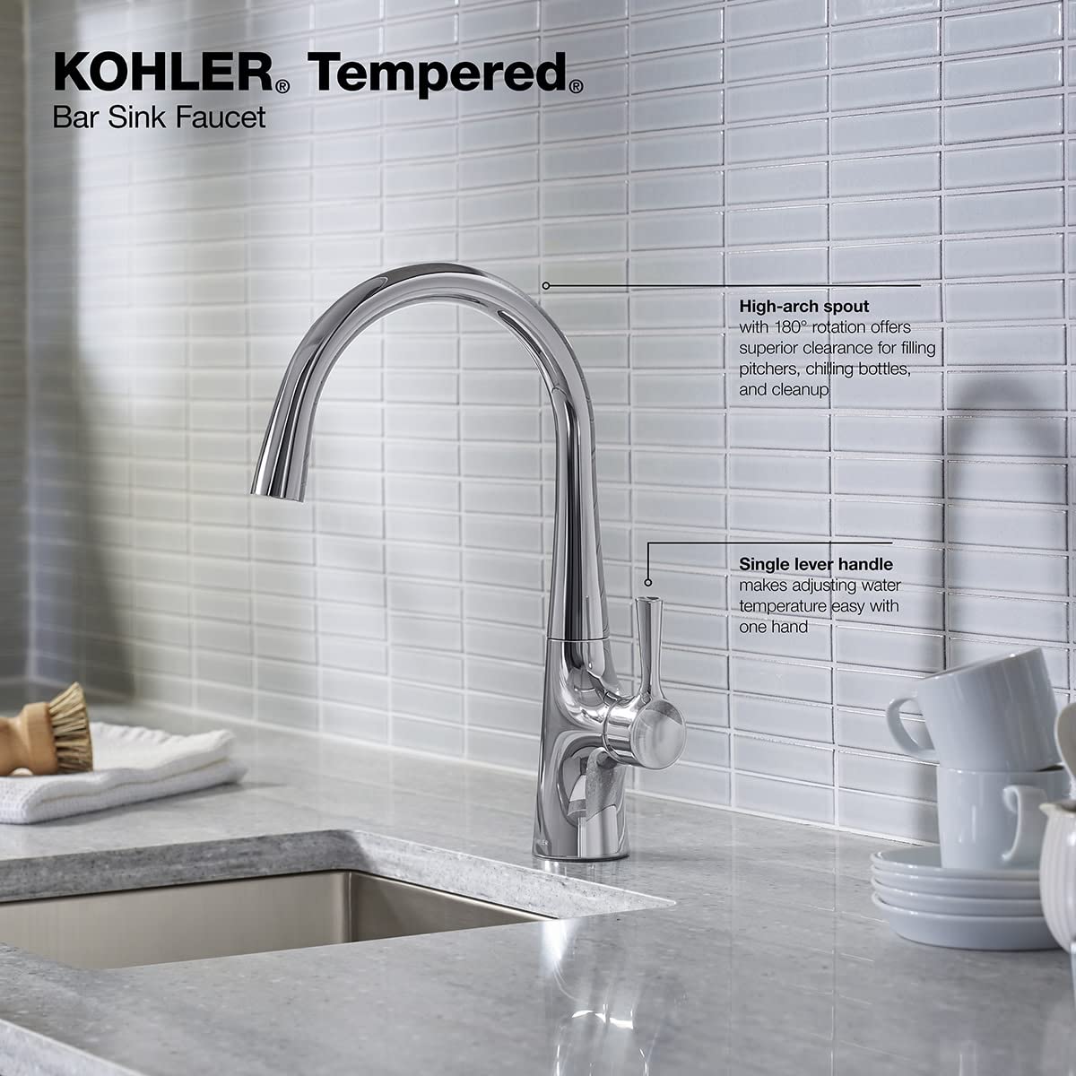 Open Box - Kohler K-24663-2MB - Bar Faucet
