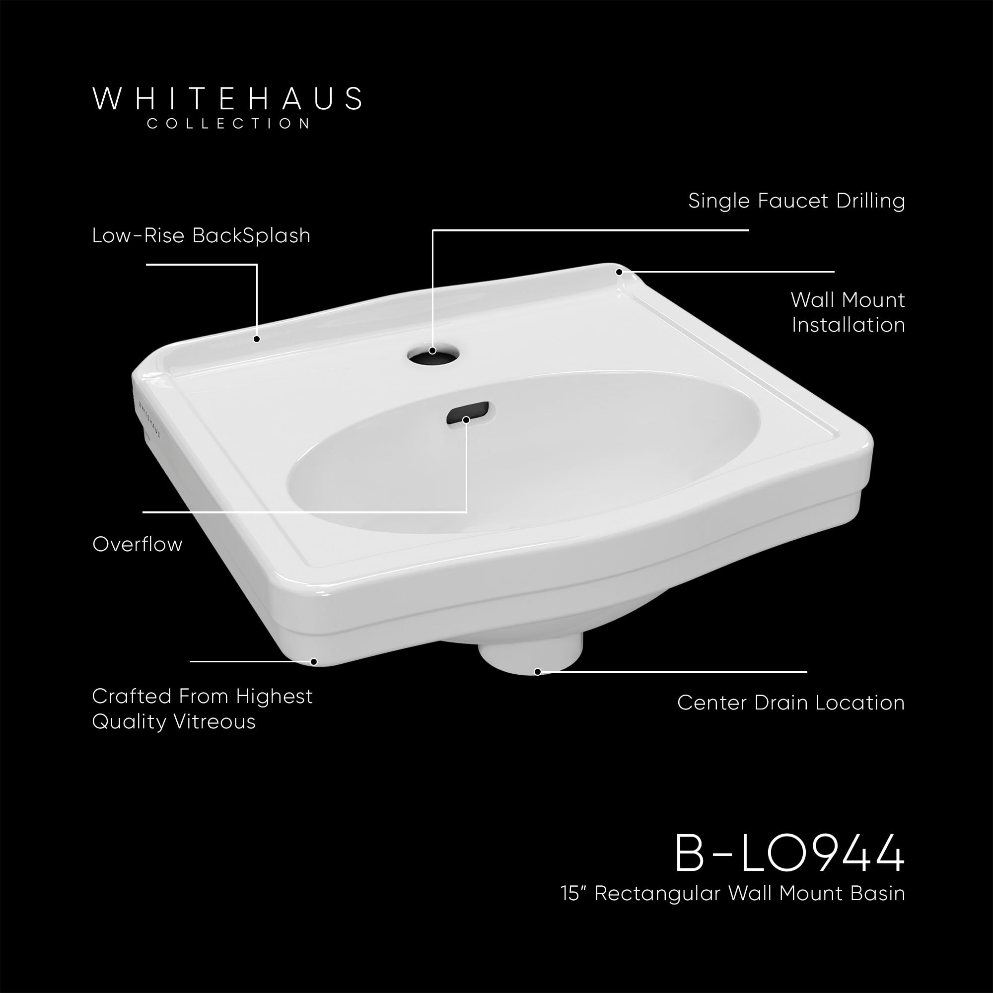 Open Box - Whitehaus B-LO944 - Bathroom Sinks Sinks