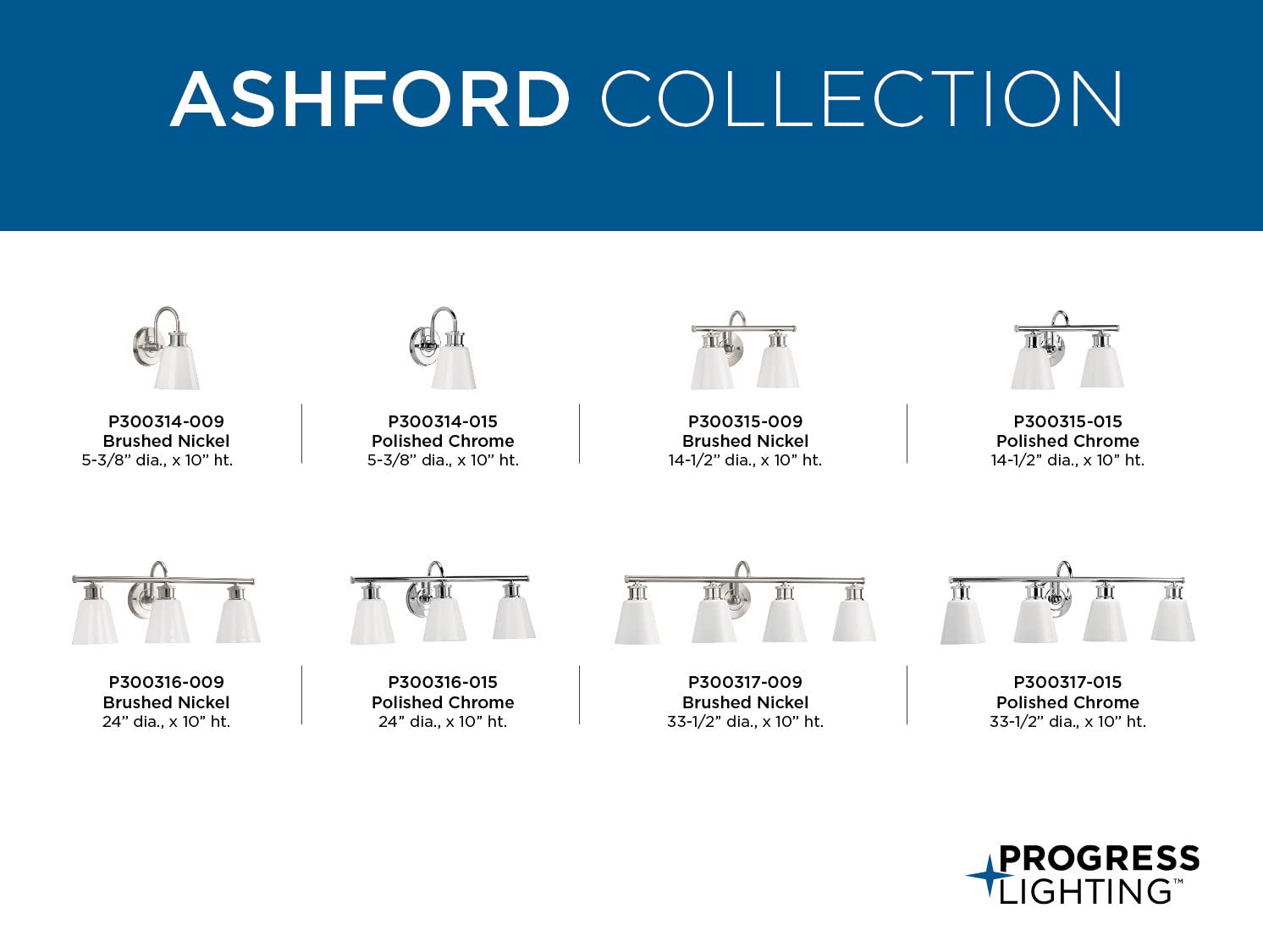 Open Box - Progress Lighting P300316-009 - Bathroom Fixtures Indoor Lighting