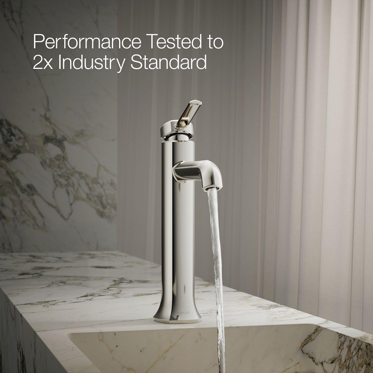 Open Box - Kohler K-27003-4N-SN - Bathroom Sink Faucets Faucet