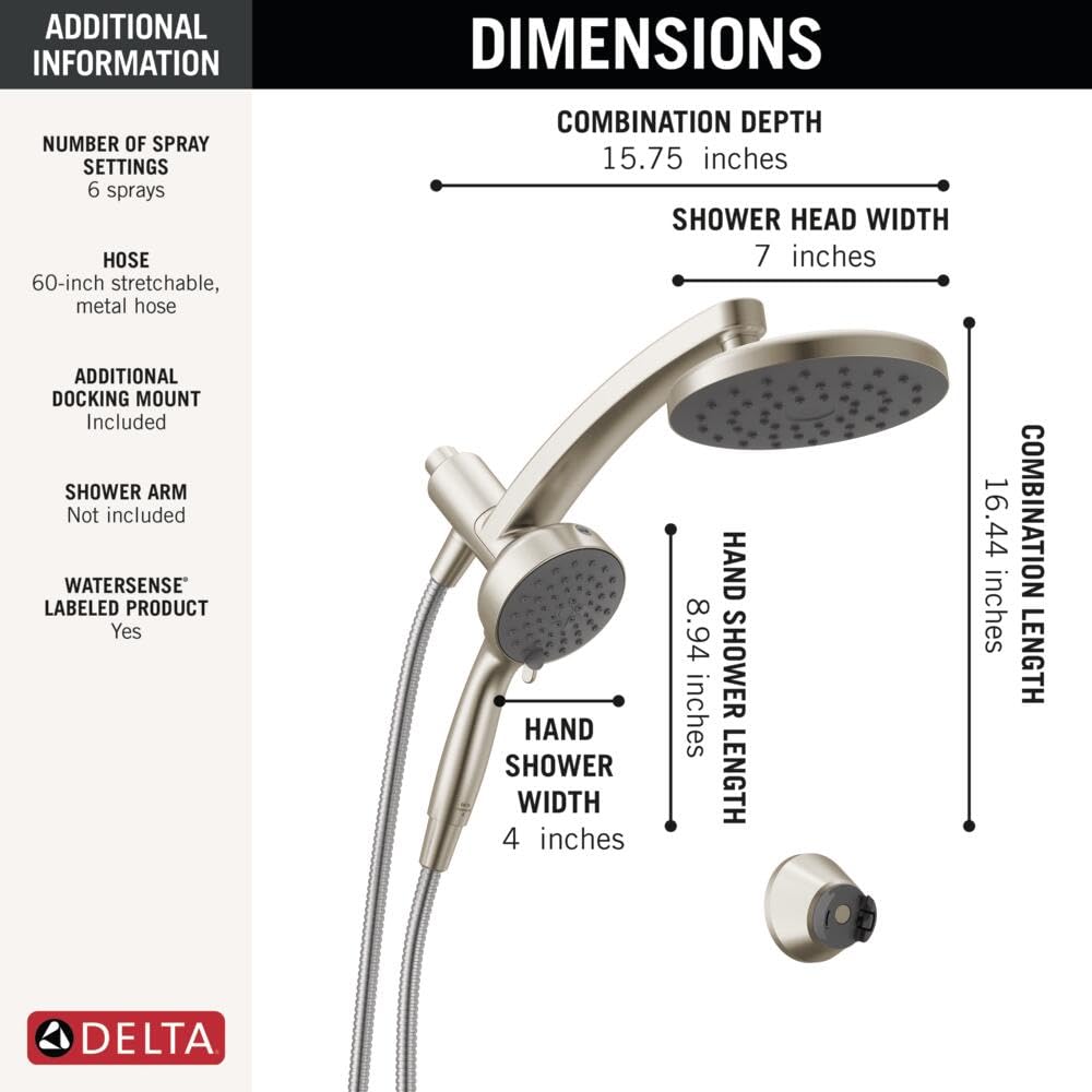 Open Box - Delta 75648SN - Shower Heads Showers