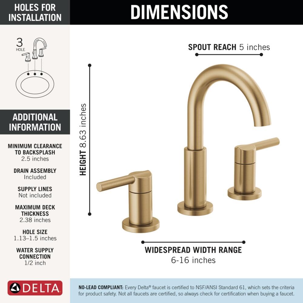 Open Box - Delta 35749LF-CZ - Bathroom Sink Faucets Faucet
