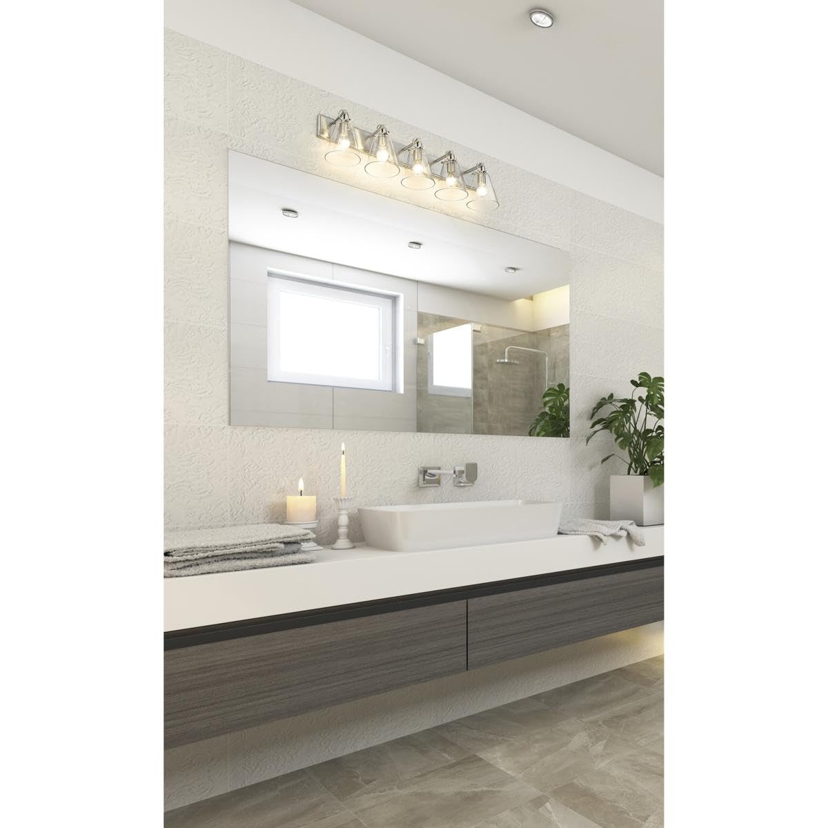 Open Box - Z-Lite 483-5V-BN - Bathroom Fixtures Indoor Lighting