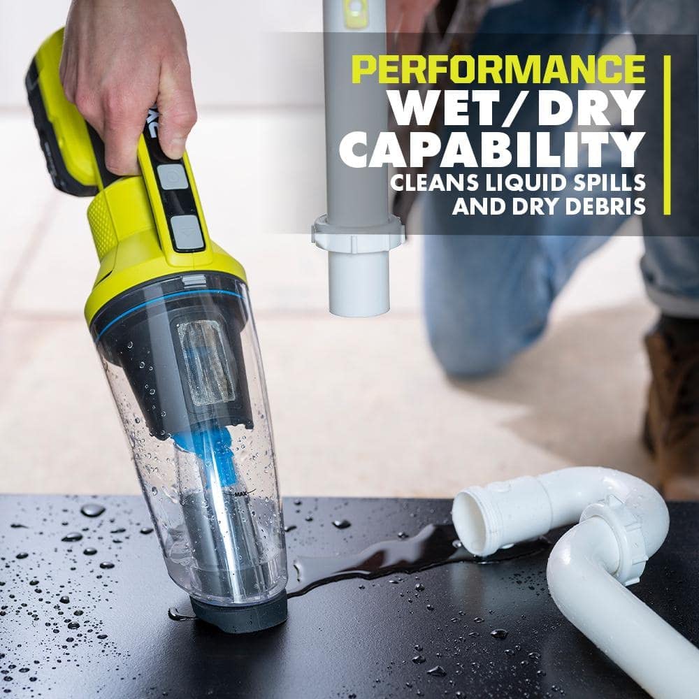 Open Box - RYOBI 18V ONE+ Cordless Wet/Dry Hand Vacuum (Tool Only) RYOBIBullseye Deals
