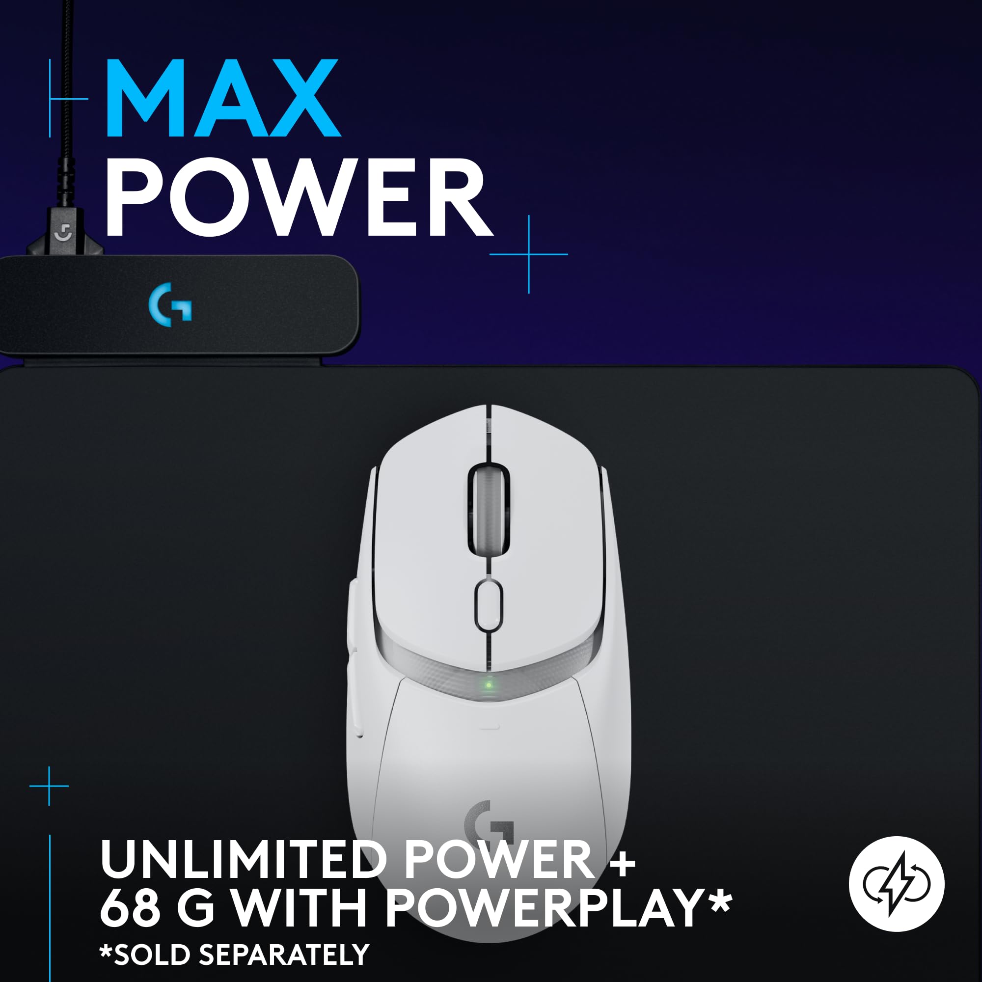 Refurbished - Logitech - G309 LIGHTSPEED Lightweight Wireless Optical Gaming Mouse with HERO 25K Sensor - White LogitechBullseye Deals