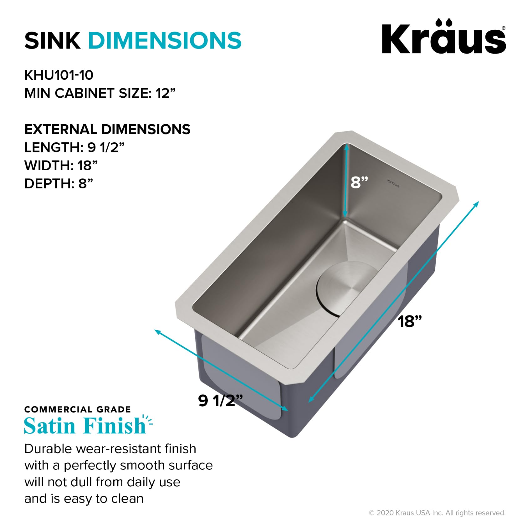Open Box - Kraus KHU101-10 - Kitchen Sinks Sinks